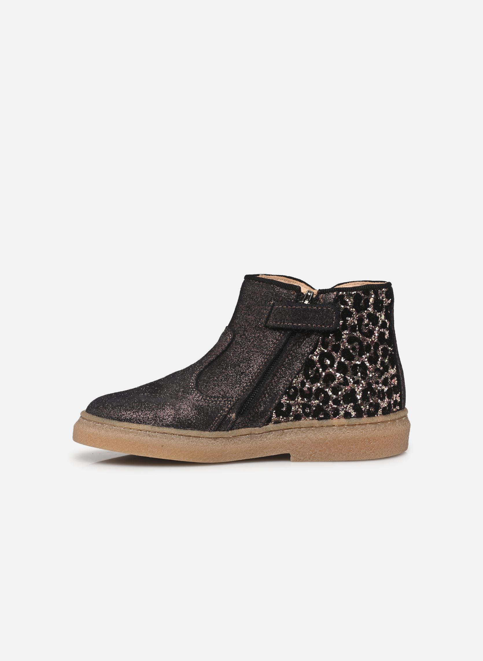 Stiefeletten / Ankle Boots TRIX BACK mädchen gold und bronze Pom d Api Stiefeletten / Ankle Boots TRIX BACK mädchen gold und bronze UNIVERSE-LEO NOIR