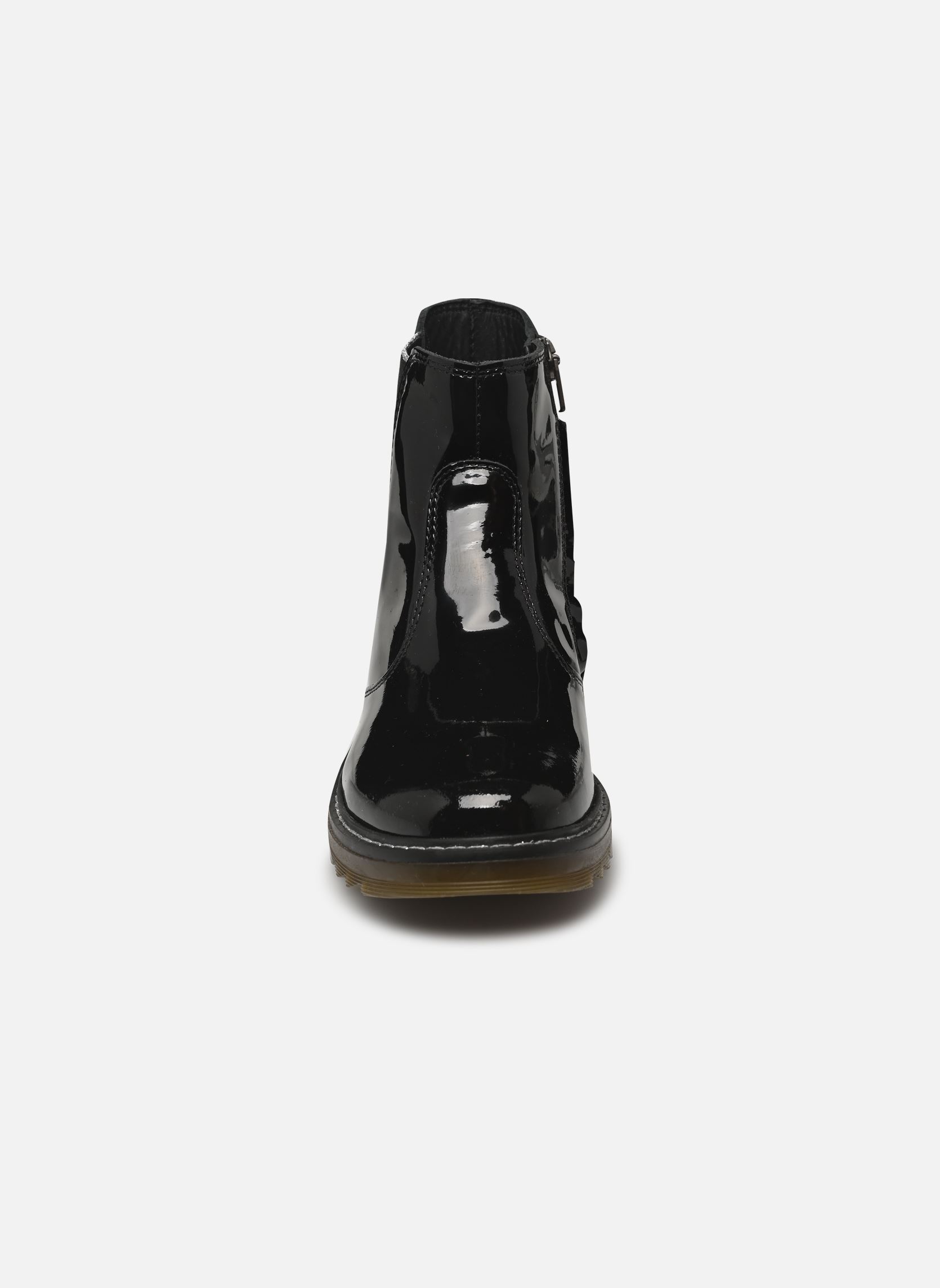 Stiefeletten / Ankle Boots SID JODNS mädchen schwarz Pom d Api Stiefeletten / Ankle Boots SID JODNS mädchen schwarz VERNIS/NOIR