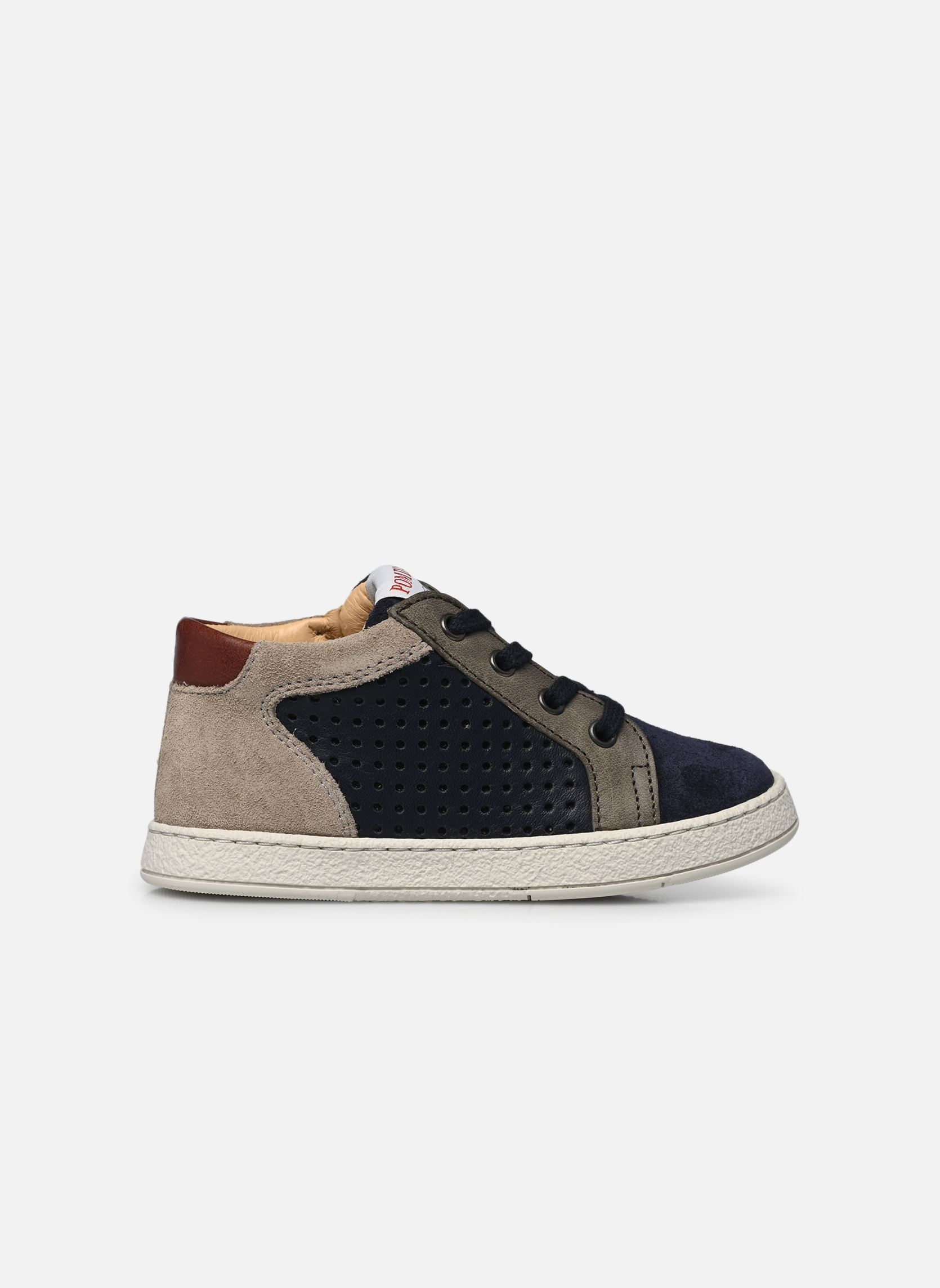 Sneaker MOUSSE LACE PERFO jungen mehrfarbig Pom d Api Sneaker MOUSSE LACE PERFO jungen mehrfarbig MARINE-KAKI