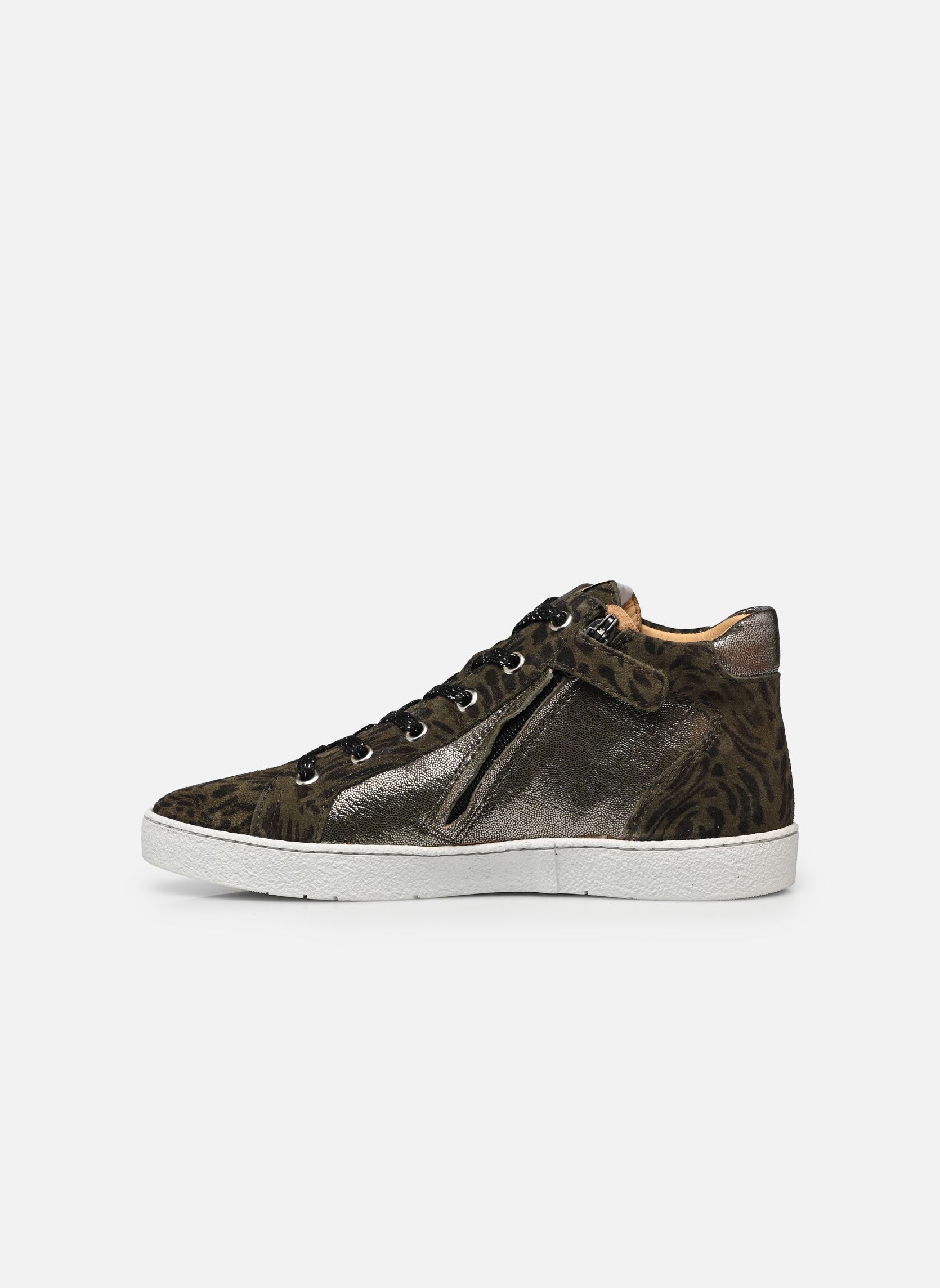 Niedrige Sneaker Top Touch Lace mädchen grün Pom d Api Niedrige Sneaker Top Touch Lace mädchen grün KAKI-OLIVE