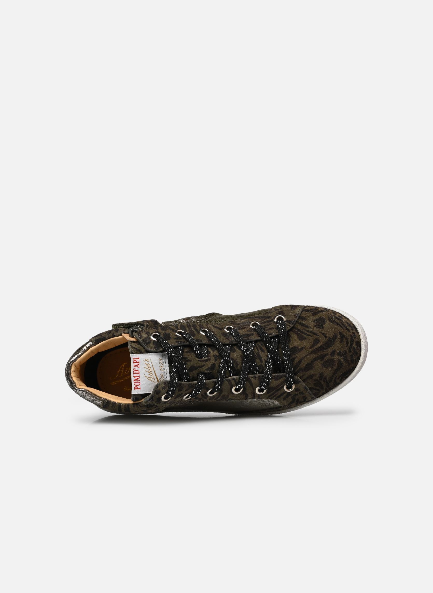 Niedrige Sneaker Top Touch Lace mädchen grün Pom d Api Niedrige Sneaker Top Touch Lace mädchen grün KAKI-OLIVE