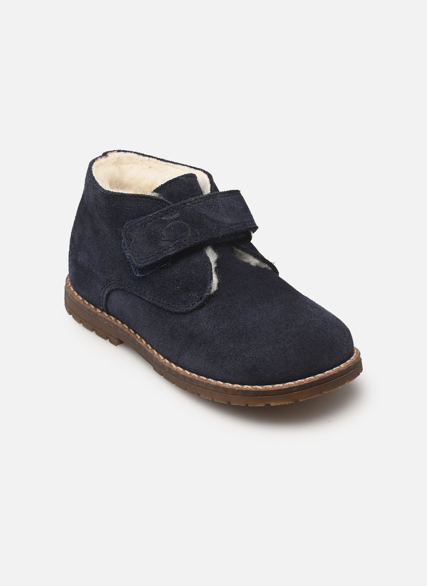 Enkellaarsjes T&C 2 EASY FUR jongens blauw Tartine et Chocolat Enkellaarsjes T&C 2 EASY FUR jongens blauw MARINE