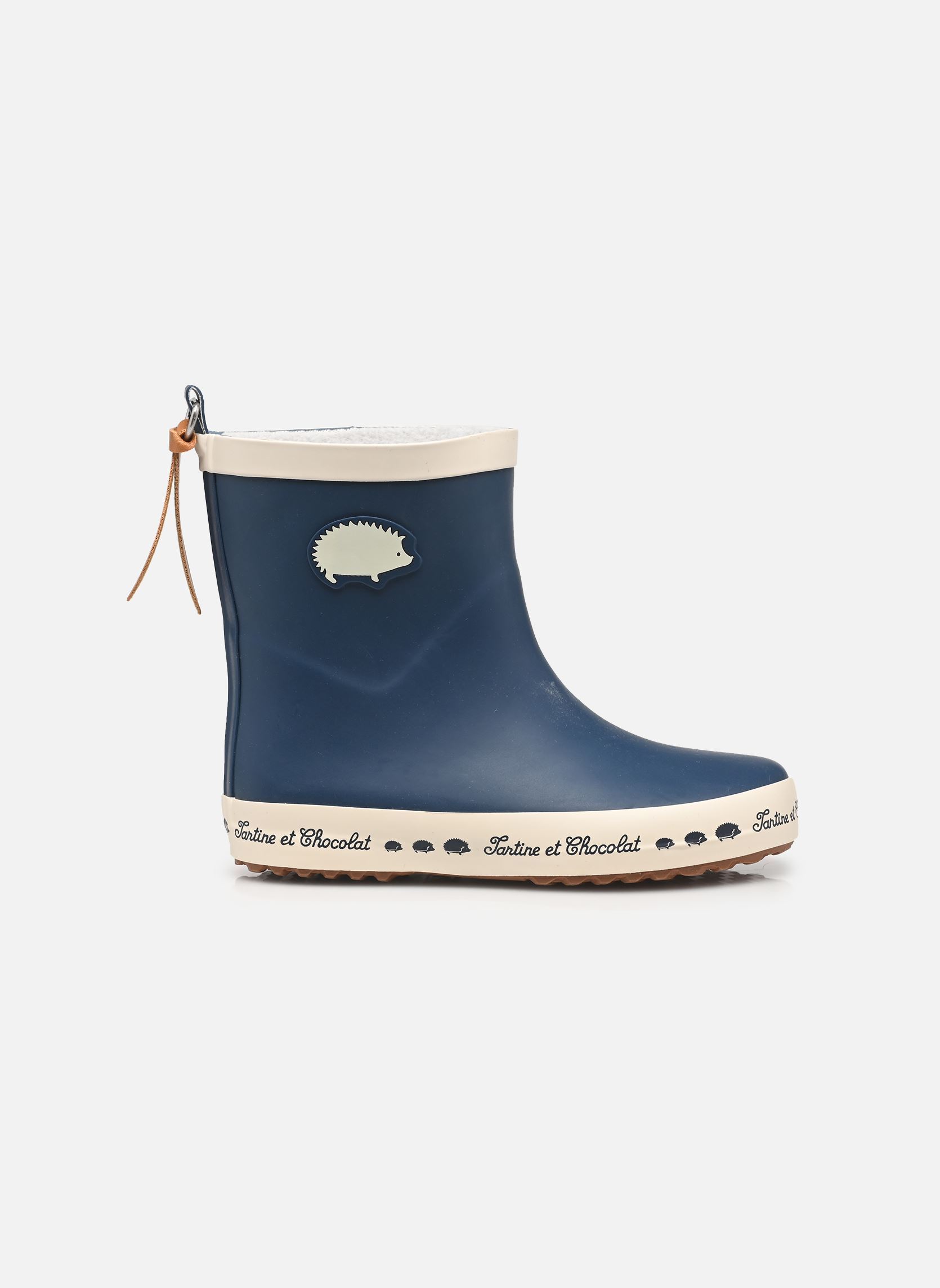 Bottes de pluie TC WELLY PATCH garçon bleu Tartine et Chocolat Bottes de pluie TC WELLY PATCH garçon bleu NAVY