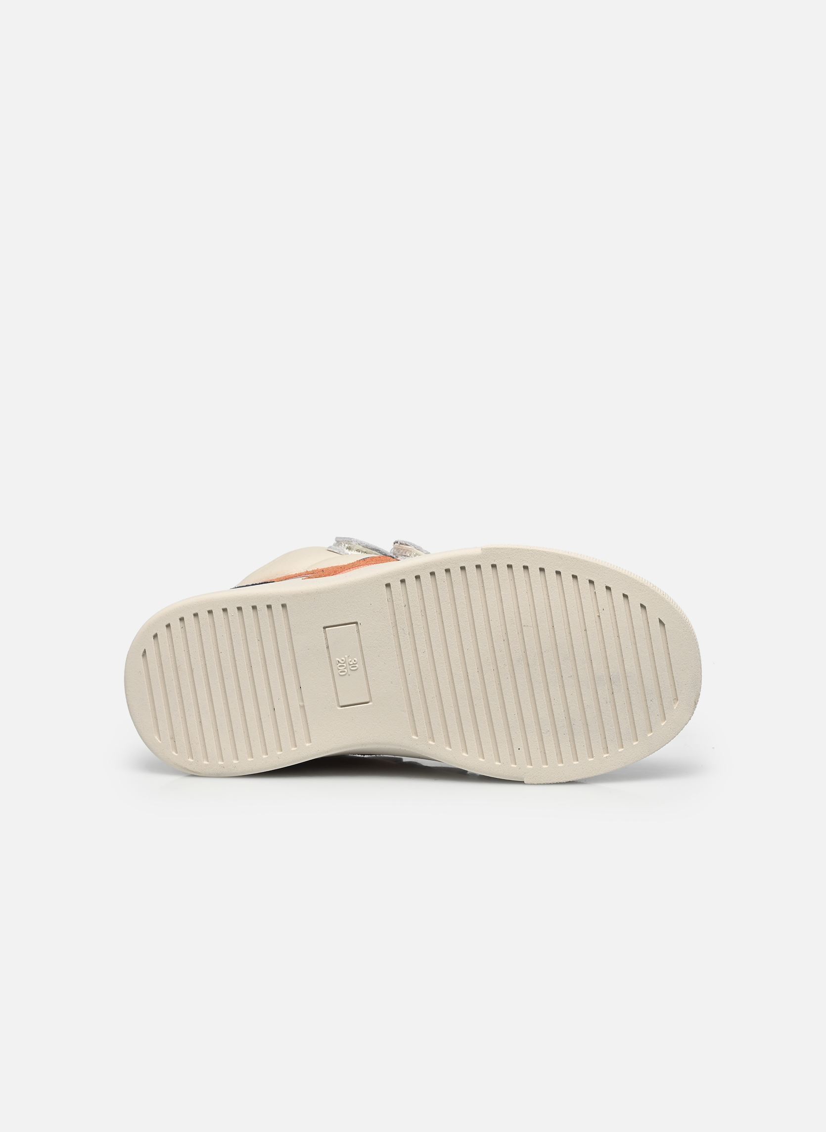 Baskets TC 17 HI EASY garçon blanc Tartine et Chocolat Baskets TC 17 HI EASY garçon blanc WHITE-DK NAVY-DK ORA