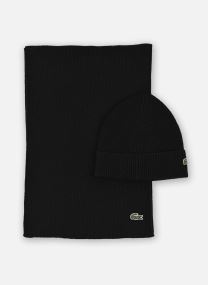 Bonnets Coffret Echarpe Bonnet RB5385 homme noir Lacoste Bonnets Coffret Echarpe Bonnet RB5385 homme noir NOIR