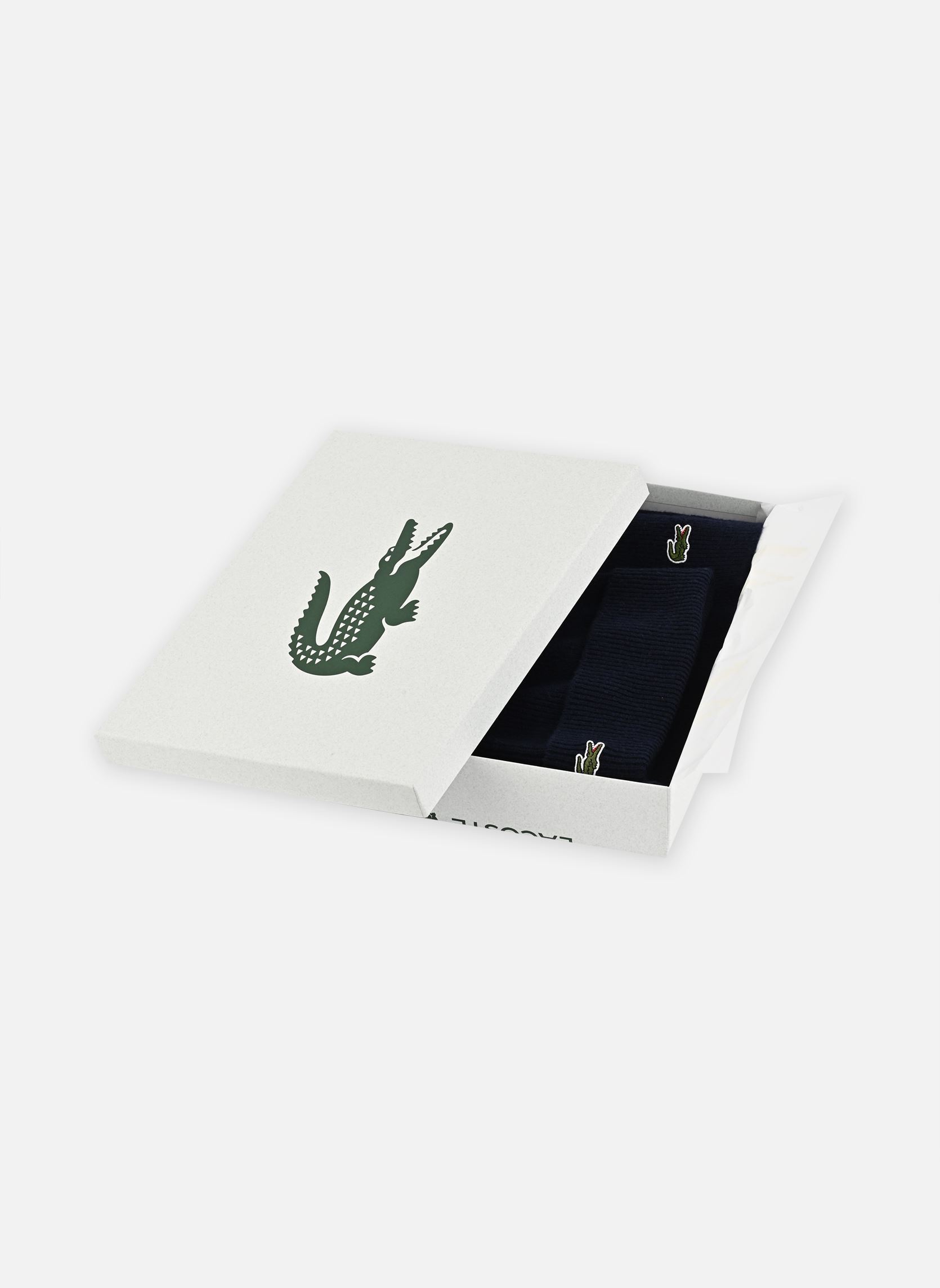 Mutsen Coffret Echarpe Bonnet RB5385 heren blauw Lacoste Mutsen Coffret Echarpe Bonnet RB5385 heren blauw MARINE