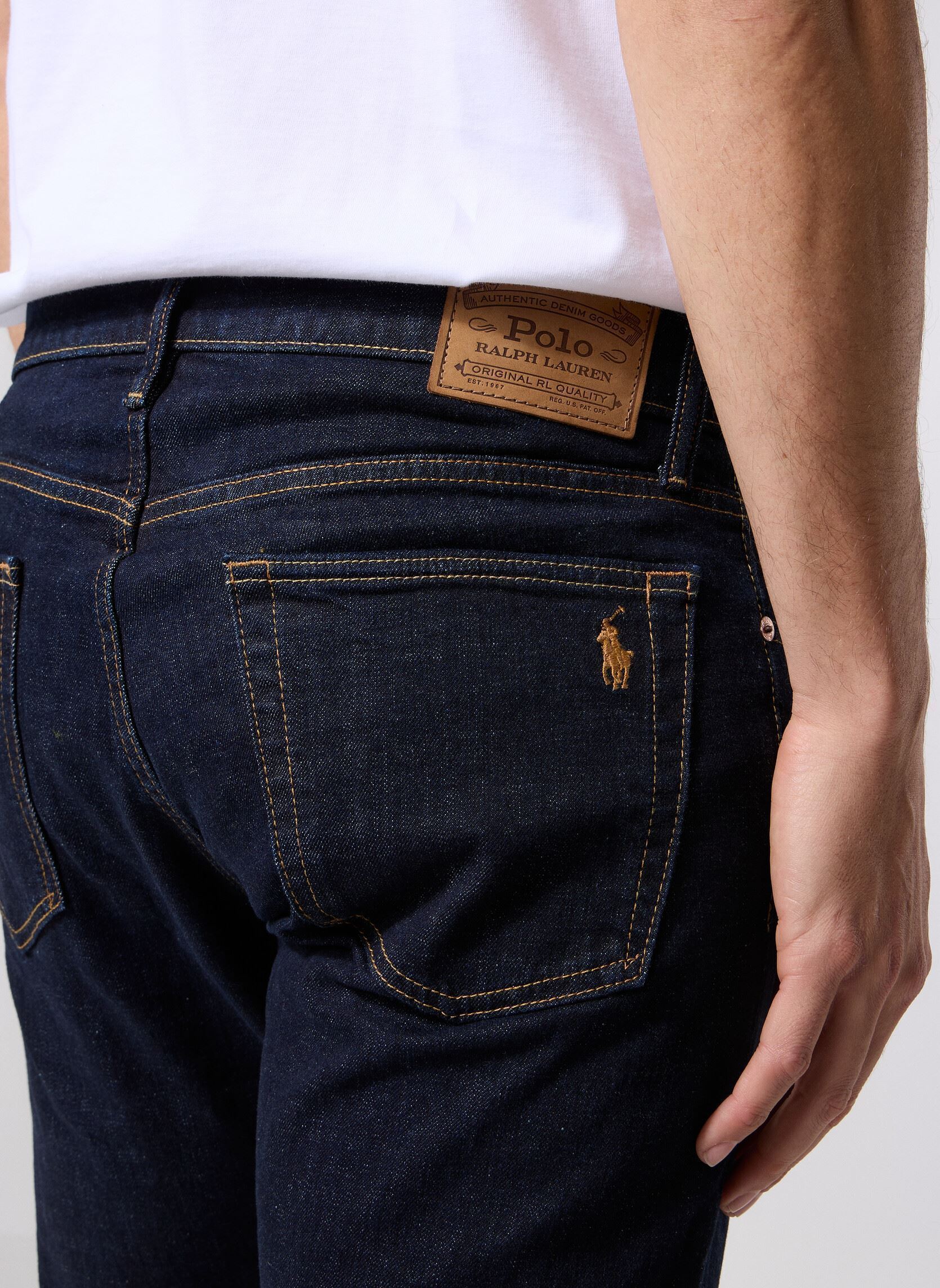 Straight Fit Jeans Parkside Act-Full Length-Straight herren blau Polo Ralph Lauren Straight Fit Jeans Parkside Act-Full Length-Straight herren blau RINSE STRETCH