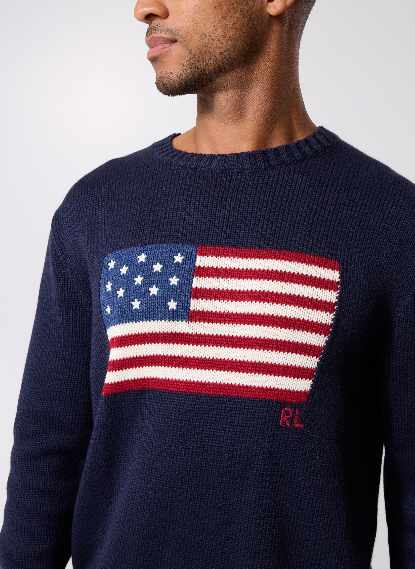 Pullover Ls Cn Flag-Long Sleeve-Pullover herren blau Polo Ralph Lauren Pullover Ls Cn Flag-Long Sleeve-Pullover herren blau Hunter Navy