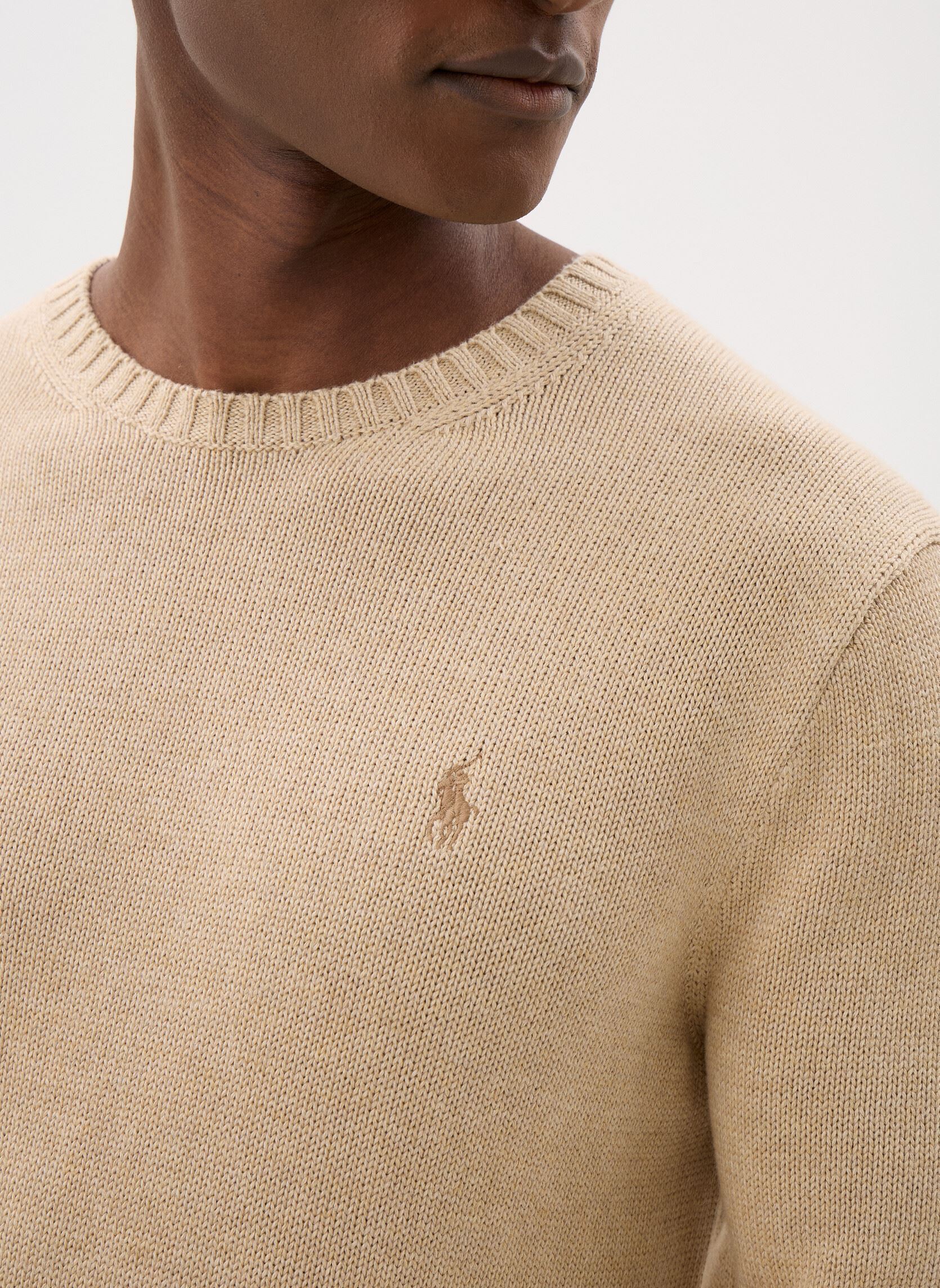 Pullover Lscnpp7Gg-Long Sleeve-Sweater herren beige Polo Ralph Lauren Pullover Lscnpp7Gg-Long Sleeve-Sweater herren beige DUNE MELANGE