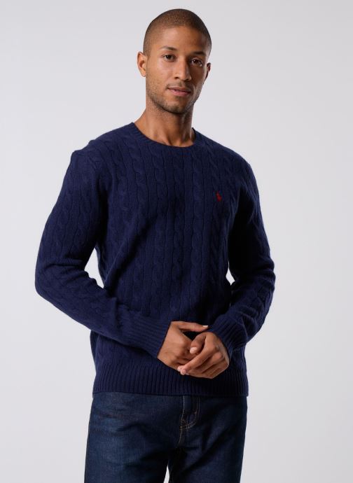 Polo Ralph Lauren Truien Lscablecnpp-Long Sleeve-Pullover heren blauw
