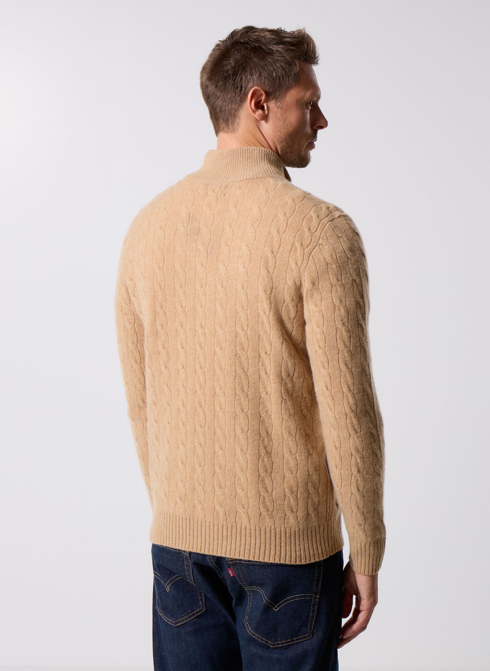 Pulls Lscablehzpp-Long Sleeve-Pullover homme marron Polo Ralph Lauren Pulls Lscablehzpp-Long Sleeve-Pullover homme marron CAMEL MELANGE