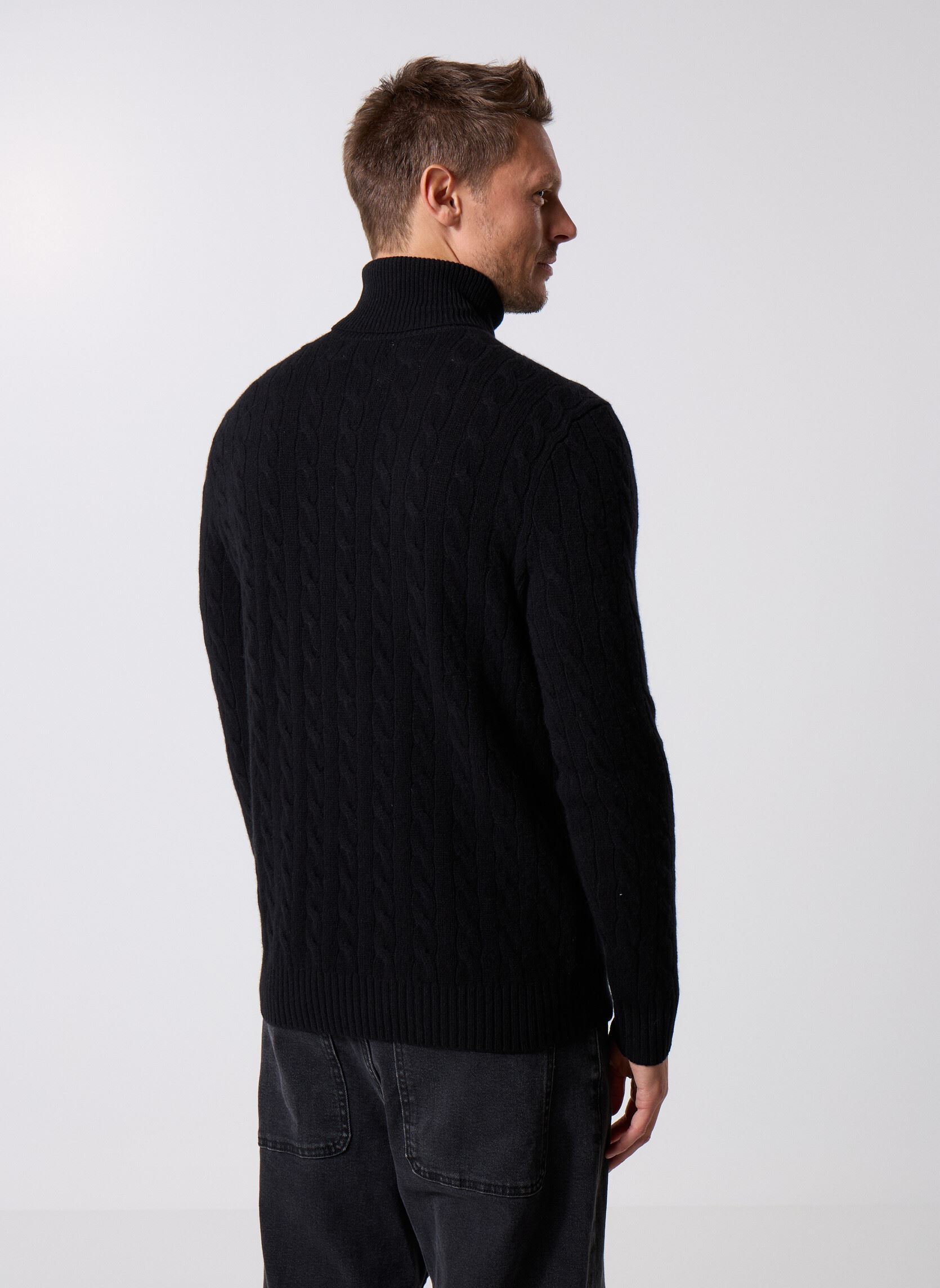Truien Lscabletnpp-Long Sleeve-Pullover heren zwart Polo Ralph Lauren Truien Lscabletnpp-Long Sleeve-Pullover heren zwart POLO BLACK