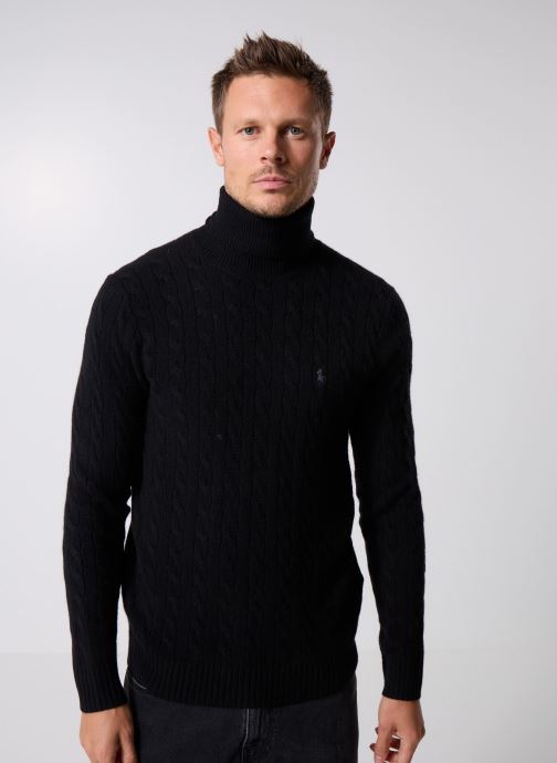 Polo Ralph Lauren Truien Lscabletnpp-Long Sleeve-Pullover heren zwart