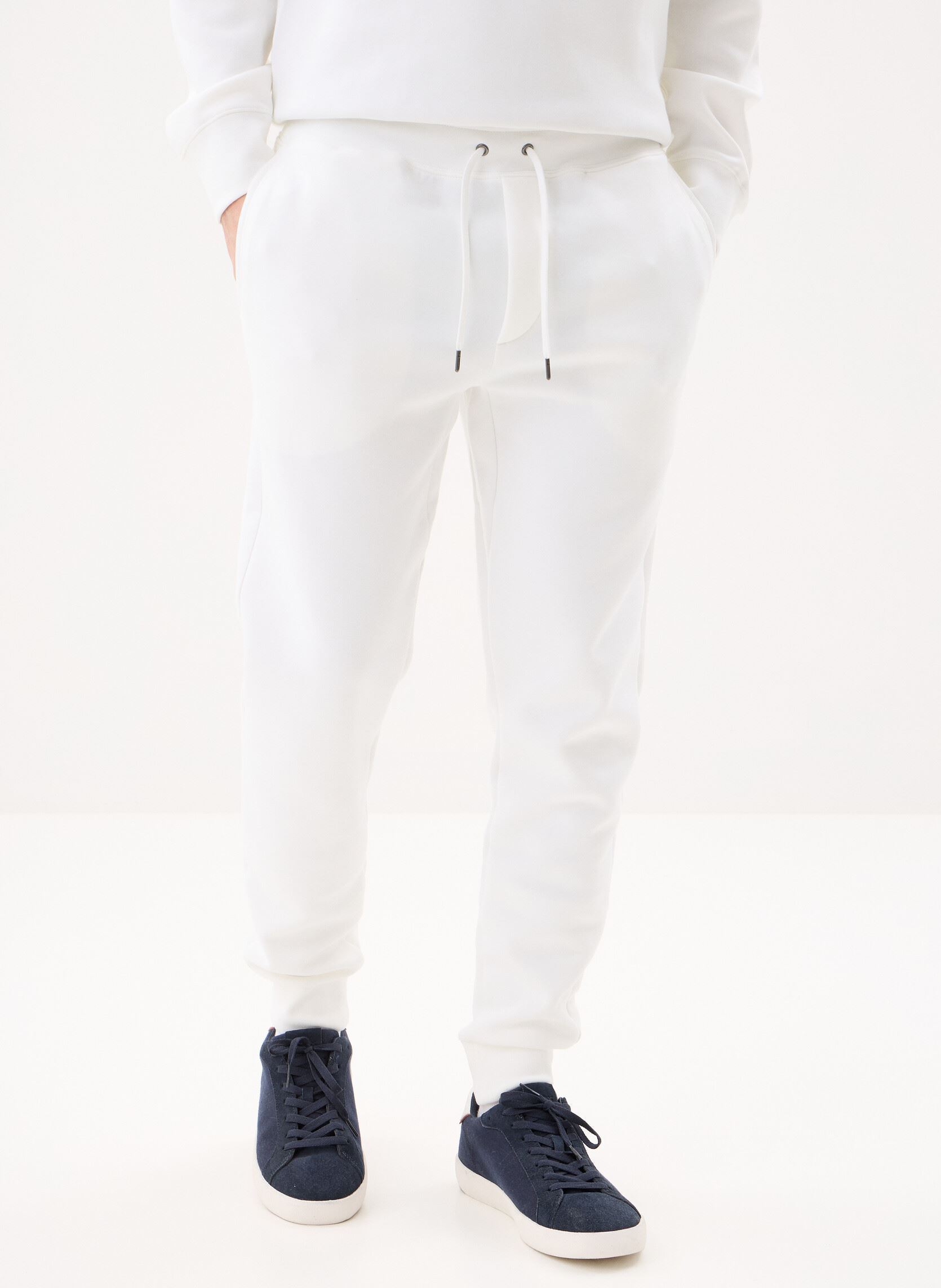 Pantalon de jogging droit en coton mélangé