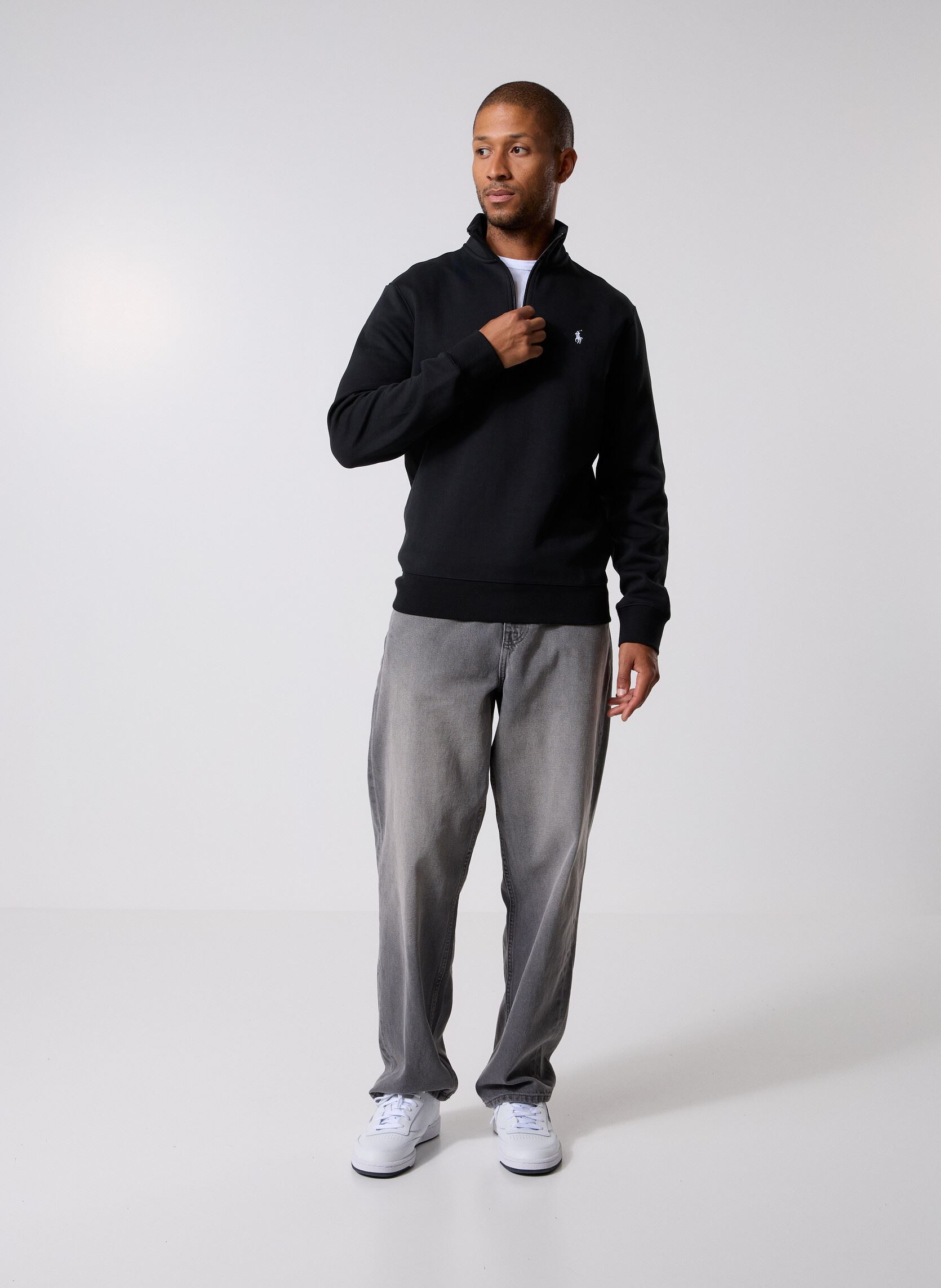 Sweats zippés Lshzm21-Long Sleeve-Sweatshirt homme noir Polo Ralph Lauren Sweats zippés Lshzm21-Long Sleeve-Sweatshirt homme noir POLO BLACK/C1730