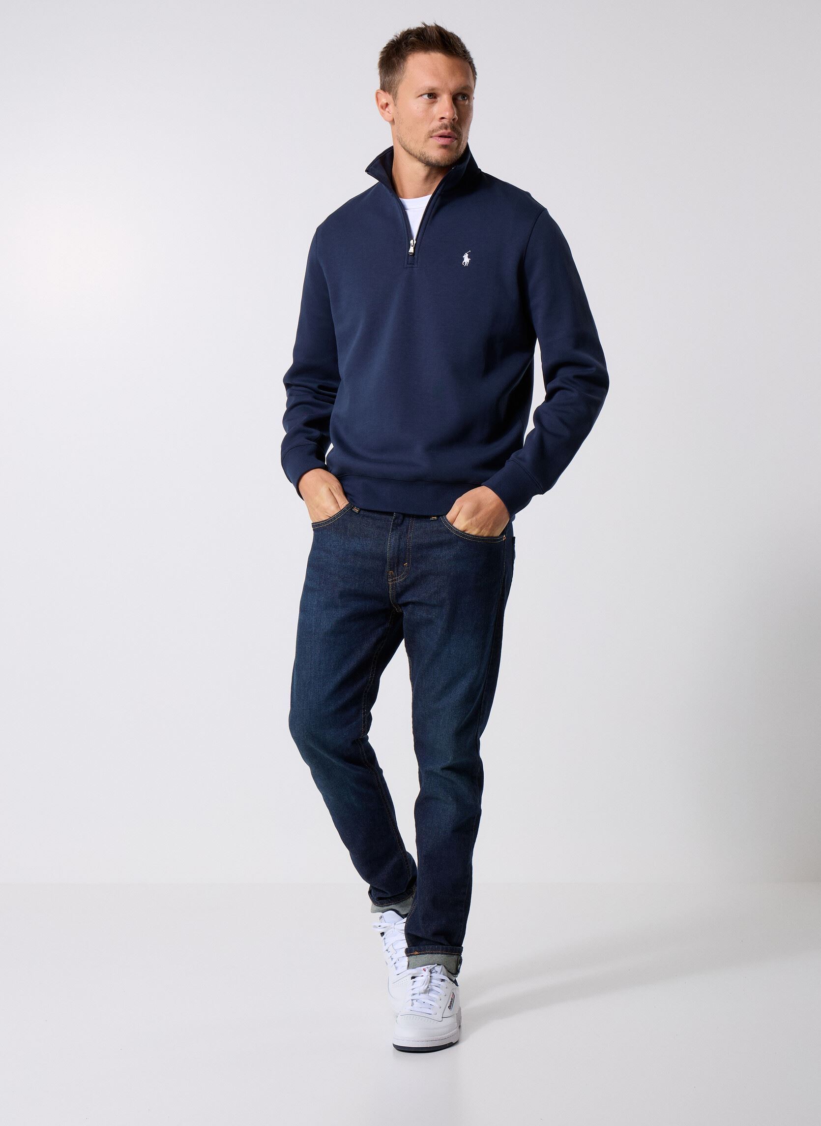 Sweats zippés Lshzm21-Long Sleeve-Sweatshirt homme bleu Polo Ralph Lauren Sweats zippés Lshzm21-Long Sleeve-Sweatshirt homme bleu AVIATOR NAVY/C1730