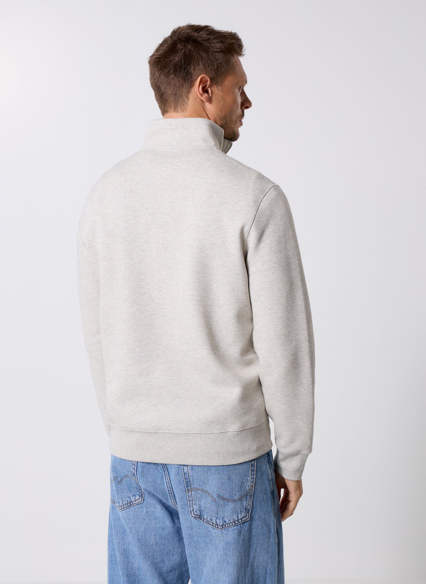 Sweaters met rits Lshzm21-Long Sleeve-Sweatshirt heren grijs Polo Ralph Lauren Sweaters met rits Lshzm21-Long Sleeve-Sweatshirt heren grijs LT SPORT HEATHER/C9760