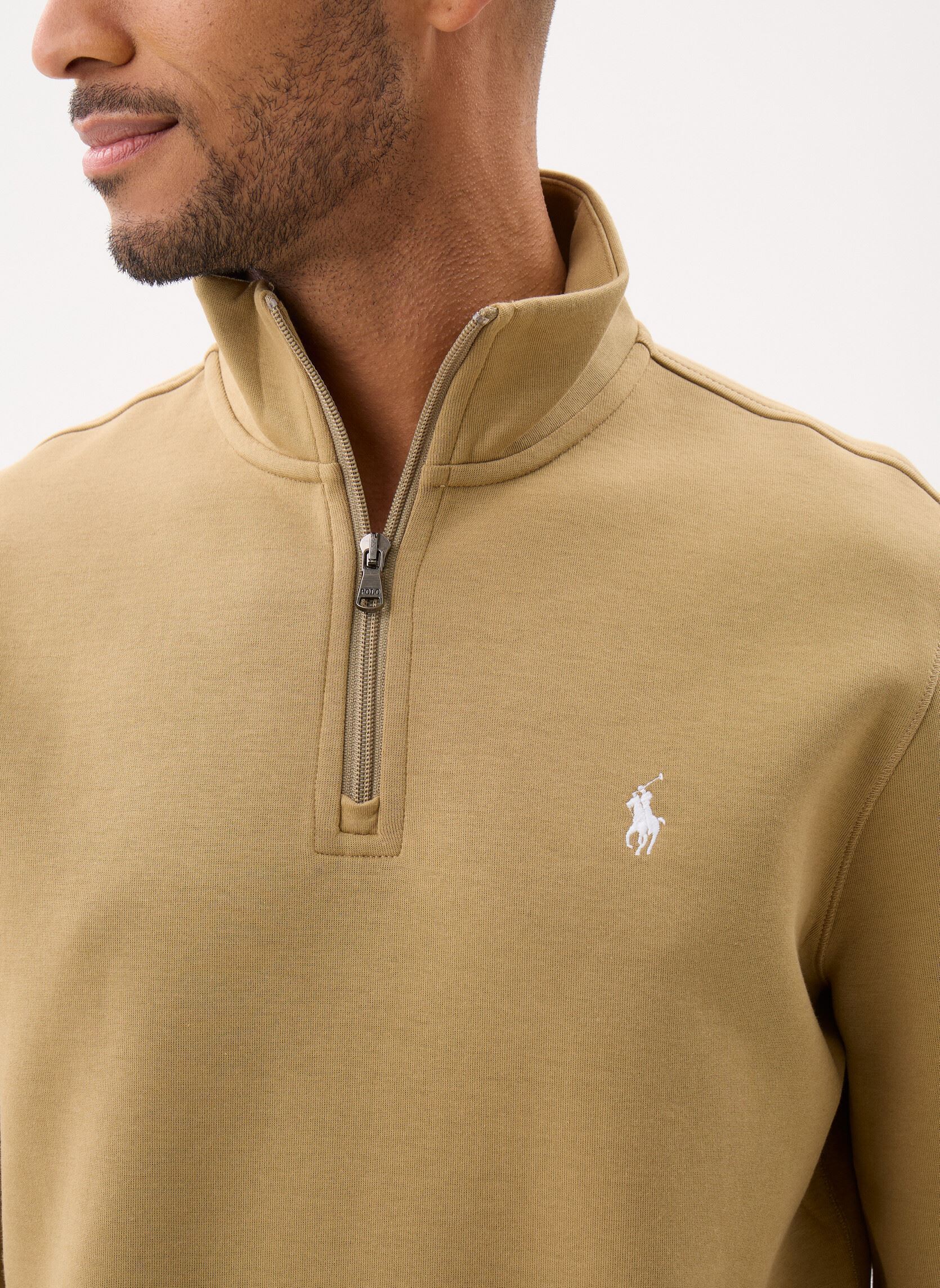 Sweats zippés Lshzm21-Long Sleeve-Sweatshirt homme marron Polo Ralph Lauren Sweats zippés Lshzm21-Long Sleeve-Sweatshirt homme marron DESERT TAN/C1730