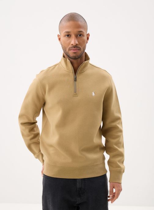 Polo Ralph Lauren Sweats zippés Lshzm21-Long Sleeve-Sweatshirt homme marron