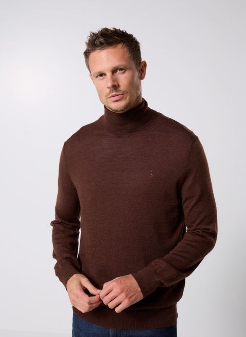 Polo Ralph Lauren Pulls Lstnpp-Long Sleeve-Pullover homme marron