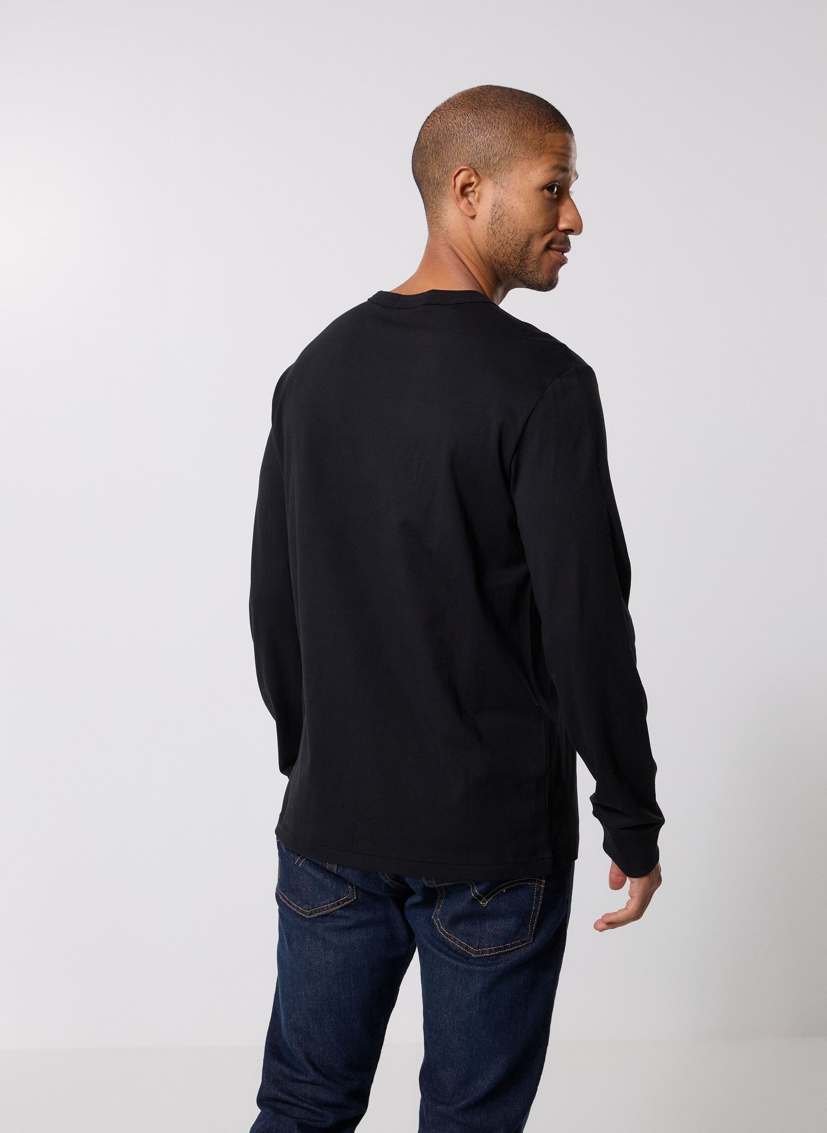 Langarm-T-Shirts Lscnm5-Long Sleeve-T-Shirt herren schwarz Polo Ralph Lauren Langarm-T-Shirts Lscnm5-Long Sleeve-T-Shirt herren schwarz POLO BLACK