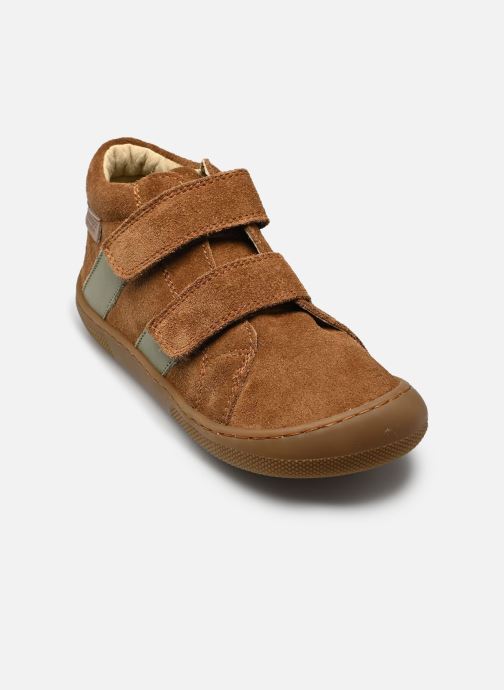 Naturino Chaussures premiers pas Sabby VL Barefoot garçon marron
