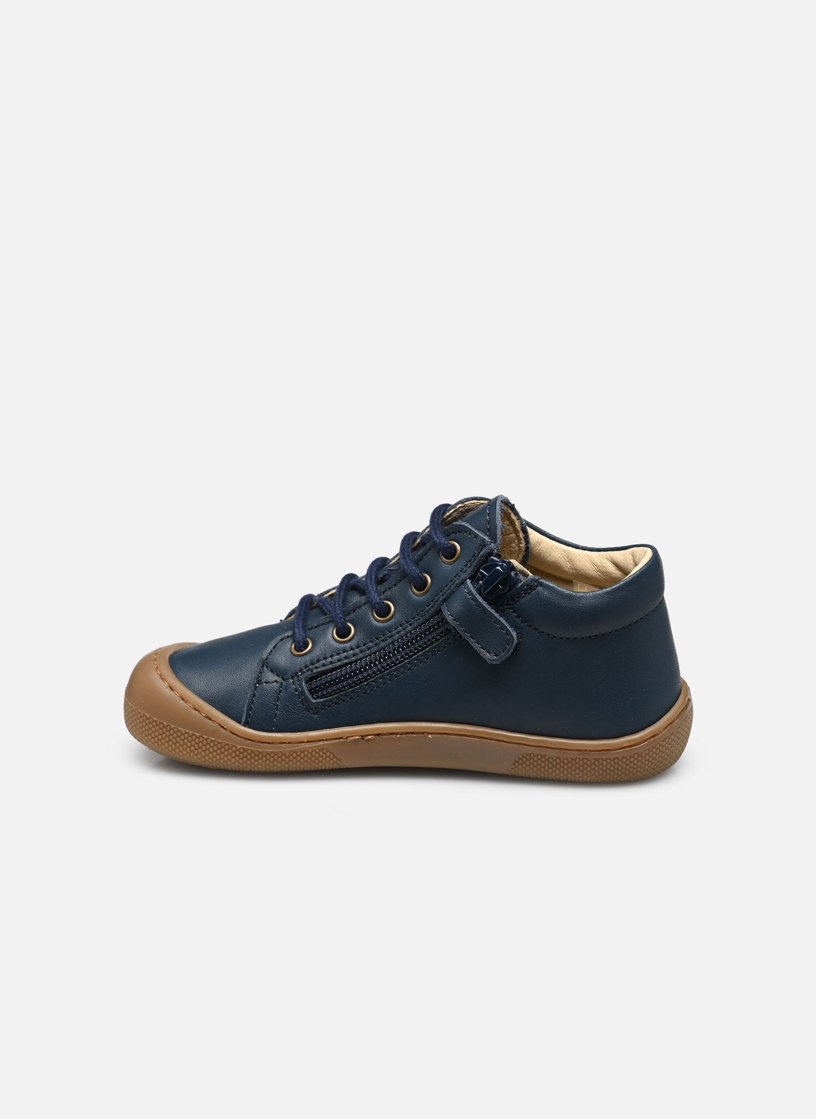 Botines Amur Zip Barefoot niño azul Naturino Botines Amur Zip Barefoot niño azul NAPPA SPAZZ.SOLE HONEY NAVY