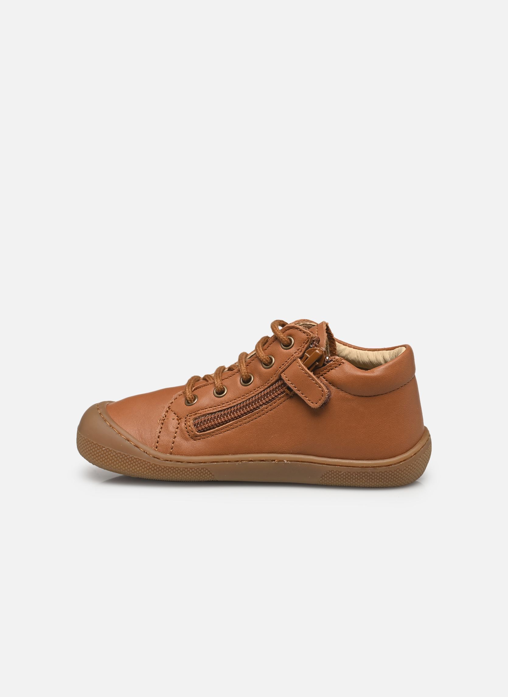 Bottines Amur Zip Barefoot marron Naturino Bottines Amur Zip Barefoot marron NAPPA SPAZZ.SOLE HONEY COGNAC