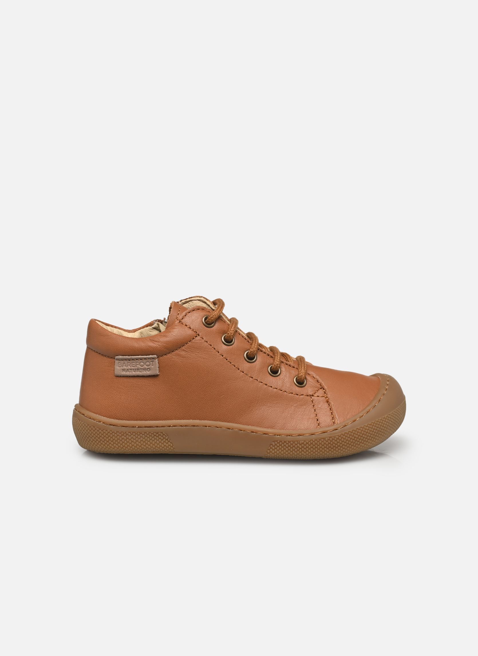 Bottines Amur Zip Barefoot marron Naturino Bottines Amur Zip Barefoot marron NAPPA SPAZZ.SOLE HONEY COGNAC