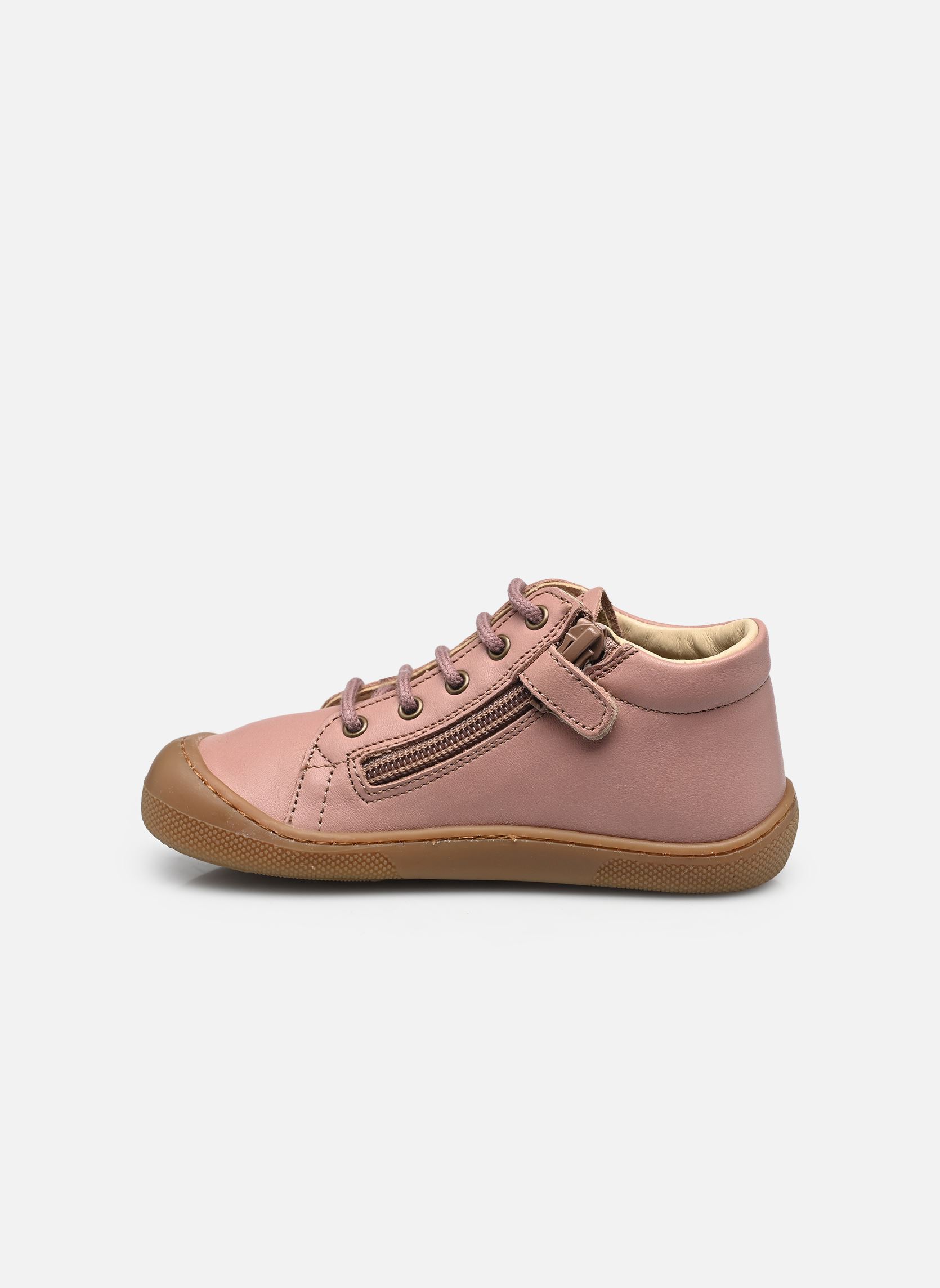 Enkellaarsjes Amur Zip Barefoot meisjes roze Naturino Enkellaarsjes Amur Zip Barefoot meisjes roze NAPPA SPAZZ.SOLE HONEY ROSE