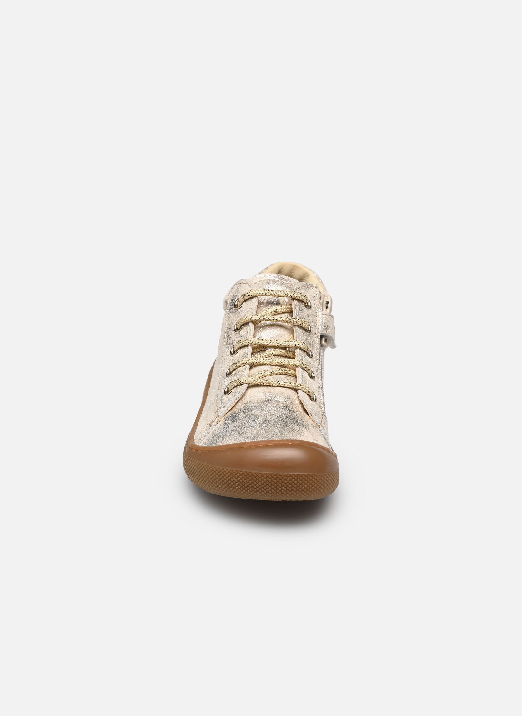 Botines Amur Zip Barefoot niña oro y bronce Naturino Botines Amur Zip Barefoot niña oro y bronce MONET PLATINUM