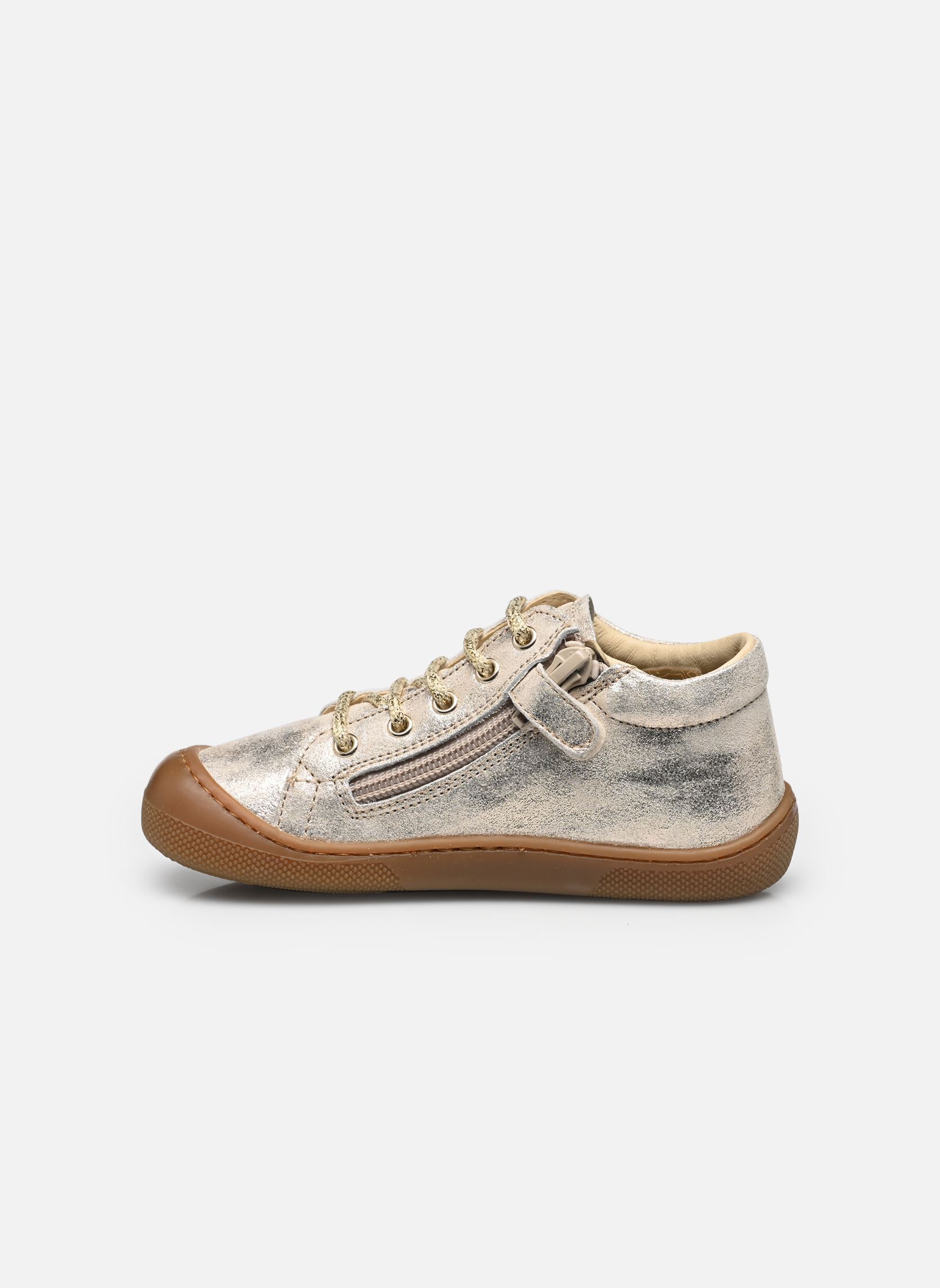 Botines Amur Zip Barefoot niña oro y bronce Naturino Botines Amur Zip Barefoot niña oro y bronce MONET PLATINUM