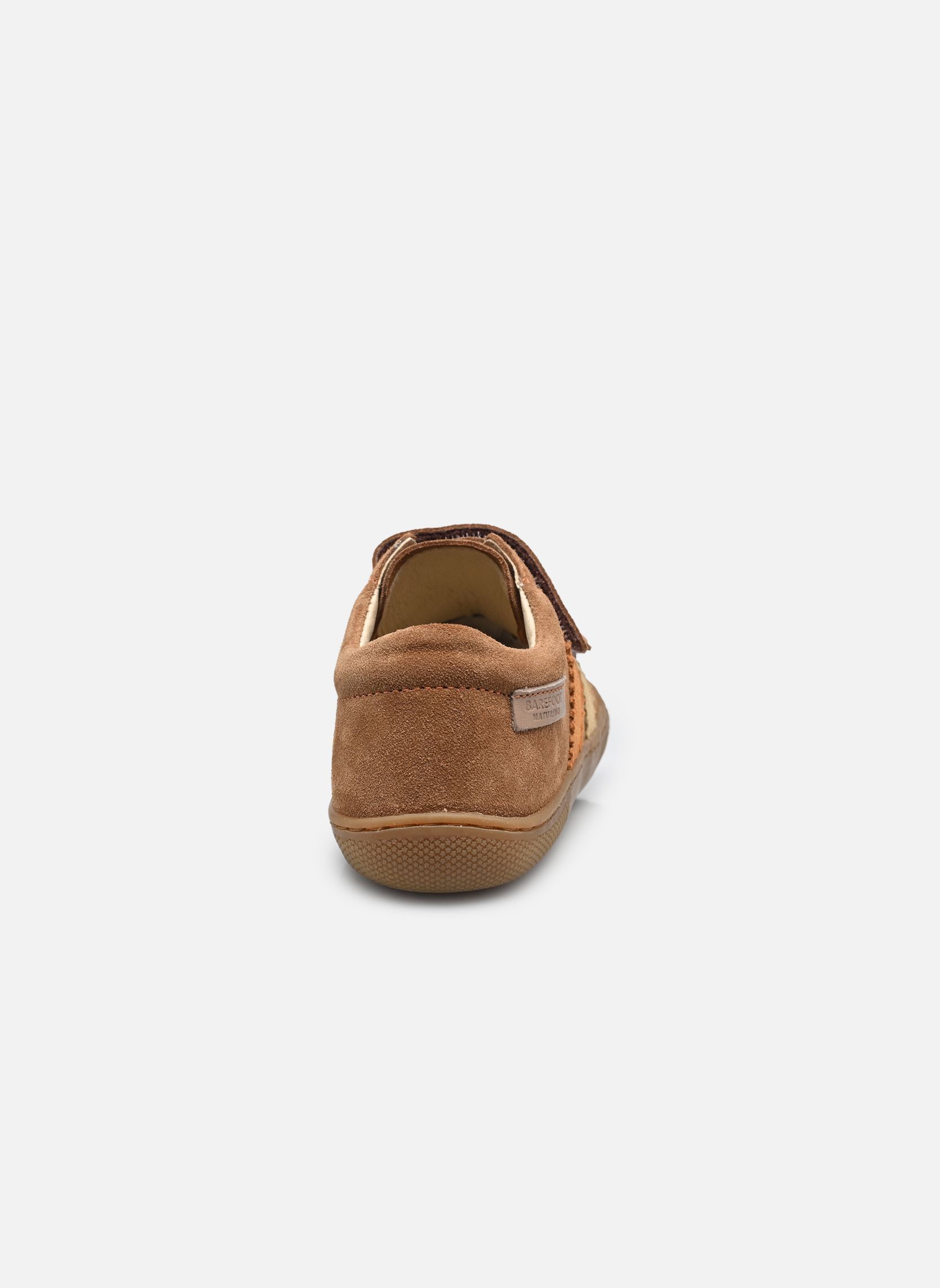 Niedrige Sneaker Bisy VL Barefoot braun Naturino Niedrige Sneaker Bisy VL Barefoot braun SUEDE BROWN SAND WARM ORANGE