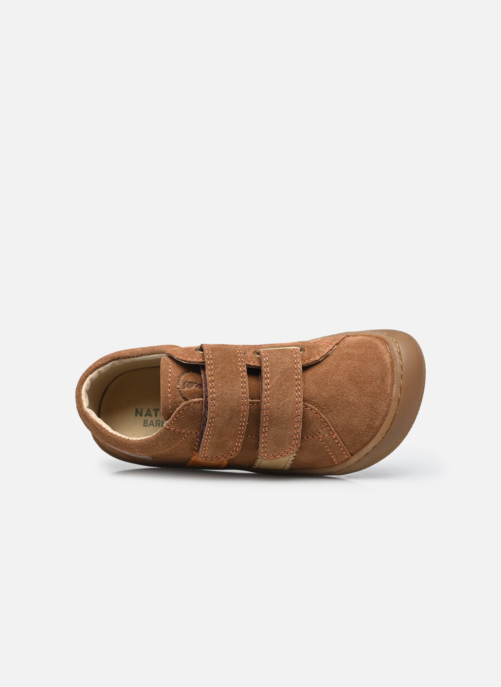 Niedrige Sneaker Bisy VL Barefoot braun Naturino Niedrige Sneaker Bisy VL Barefoot braun SUEDE BROWN SAND WARM ORANGE