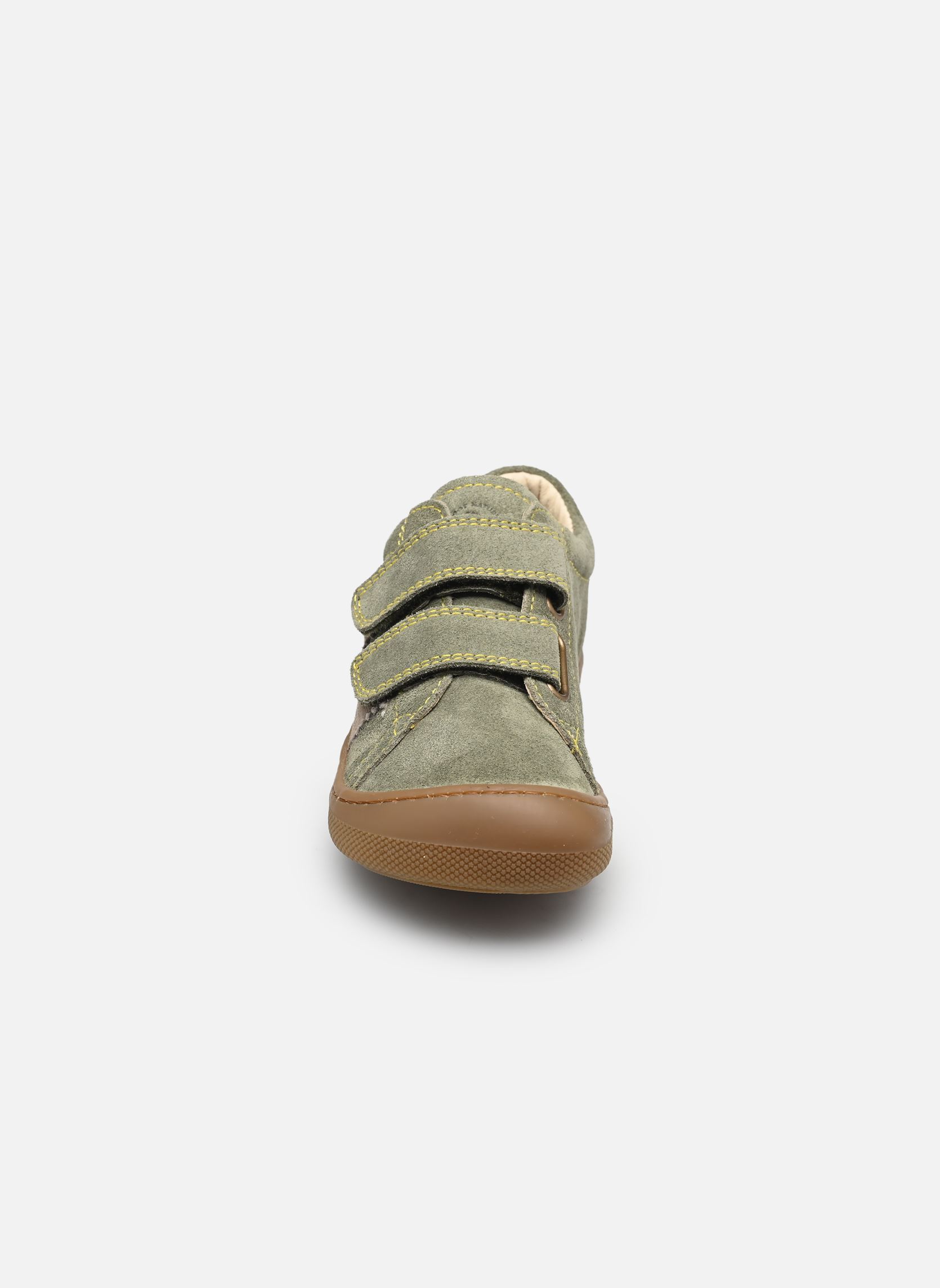 Baskets basses Bisy VL Barefoot garçon vert Naturino Baskets basses Bisy VL Barefoot garçon vert SUEDE OLIVE TAUPE