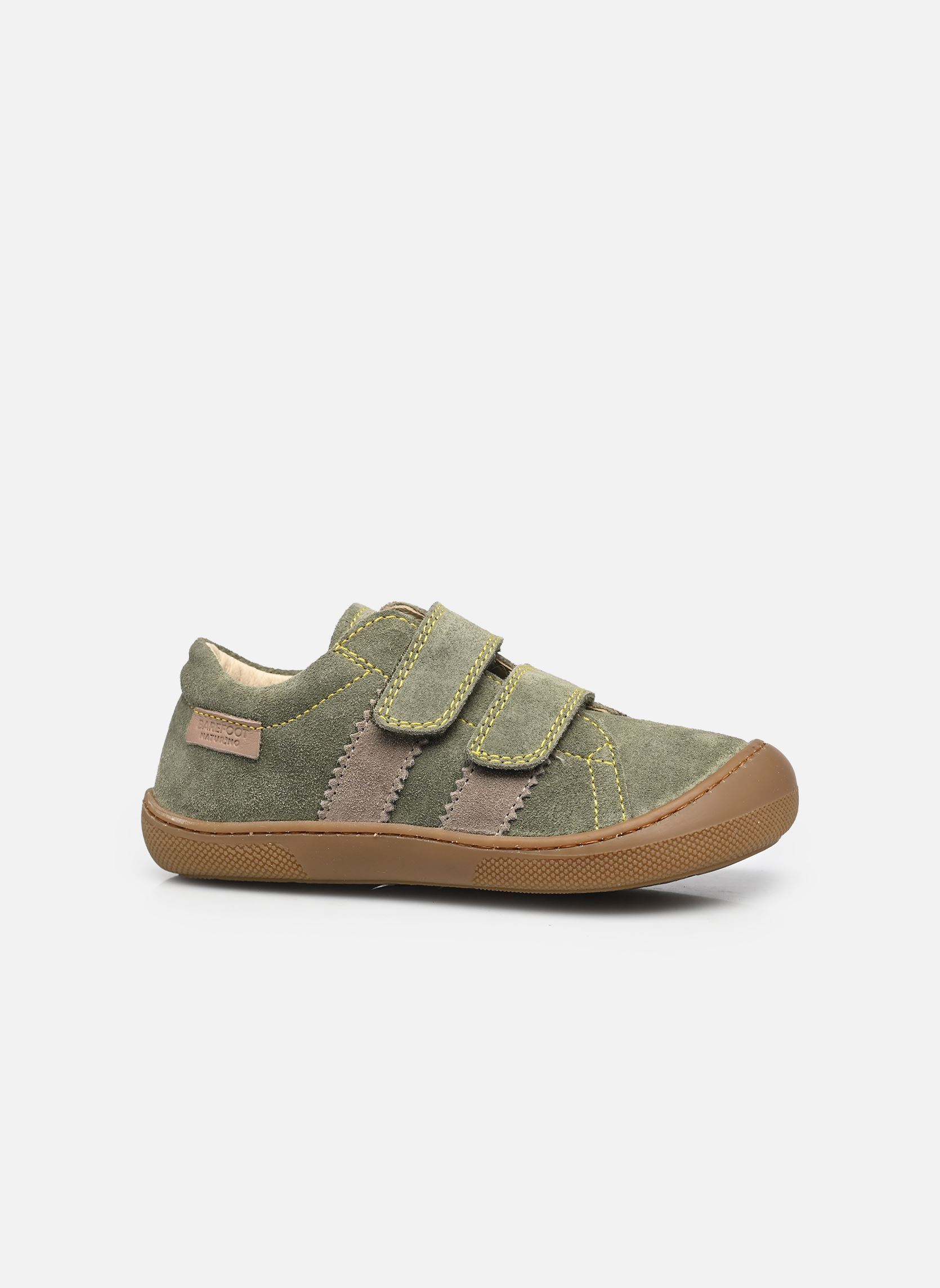 Baskets basses Bisy VL Barefoot garçon vert Naturino Baskets basses Bisy VL Barefoot garçon vert SUEDE OLIVE TAUPE
