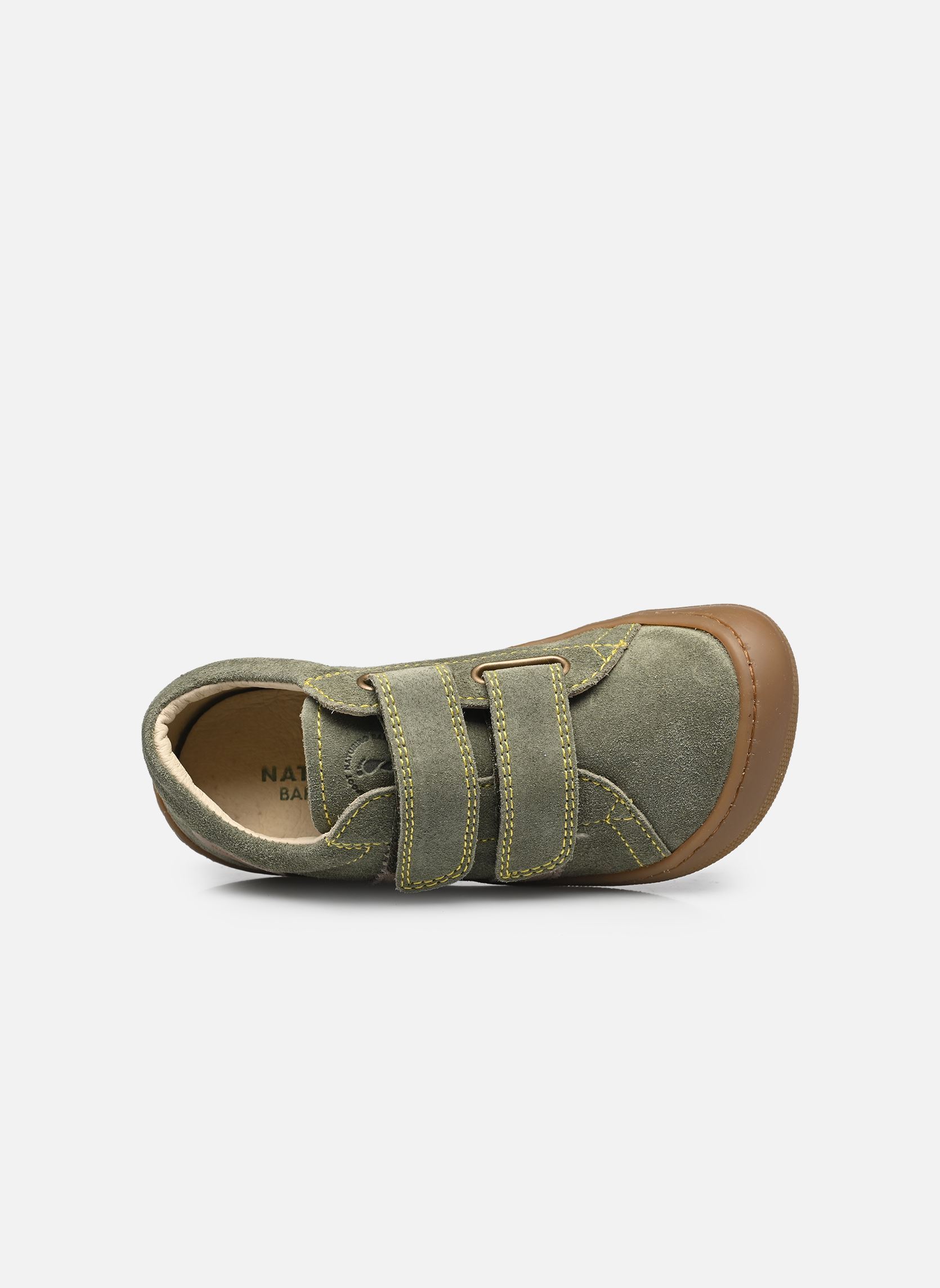 Baskets basses Bisy VL Barefoot garçon vert Naturino Baskets basses Bisy VL Barefoot garçon vert SUEDE OLIVE TAUPE