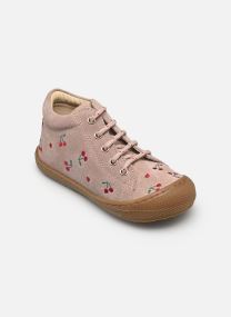 Enkellaarsjes Cocoon Embr.cherry meisjes blauw