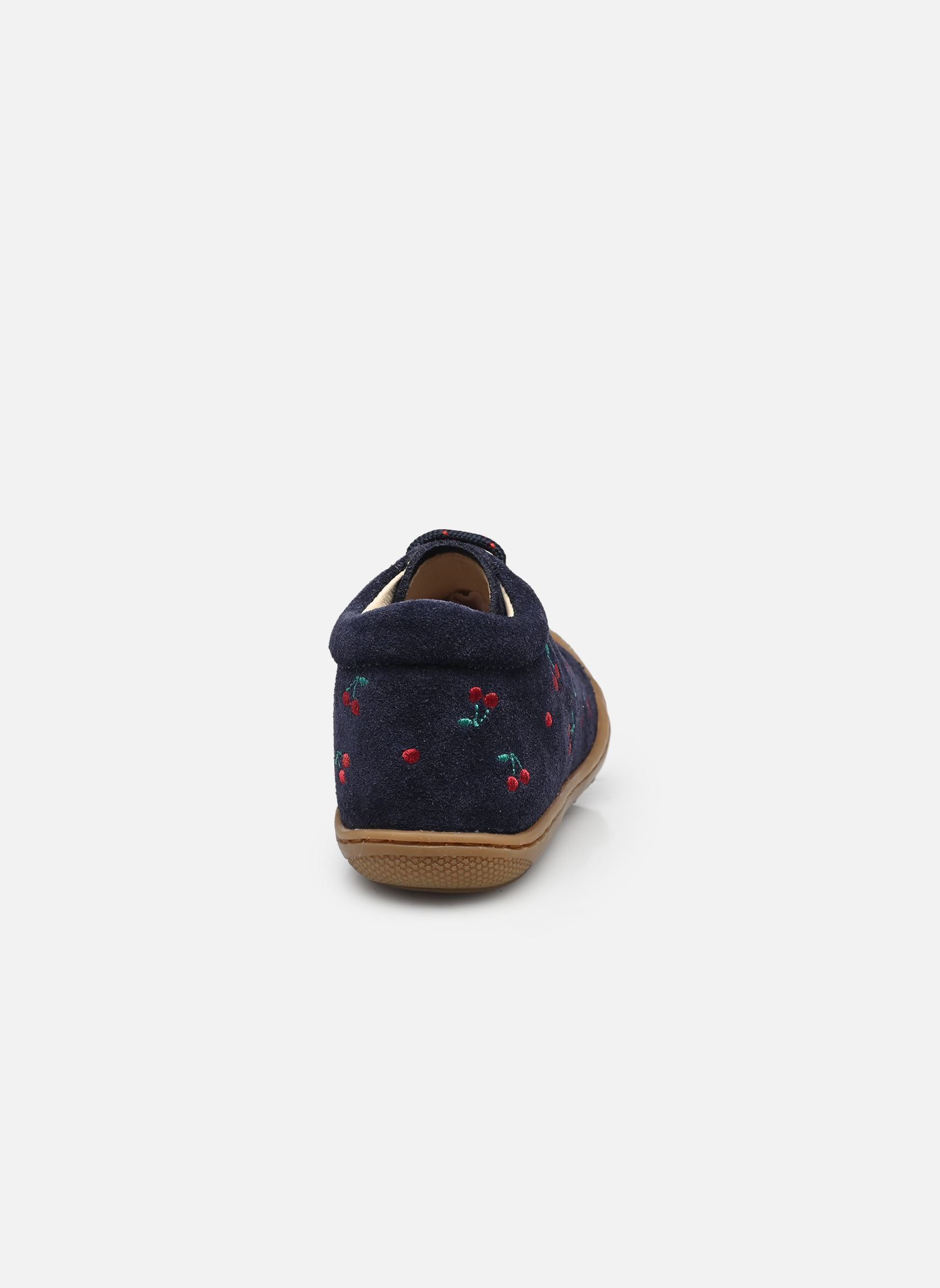 Enkellaarsjes Cocoon Embr.cherry meisjes blauw Naturino Enkellaarsjes Cocoon Embr.cherry meisjes blauw SUEDE NAVY