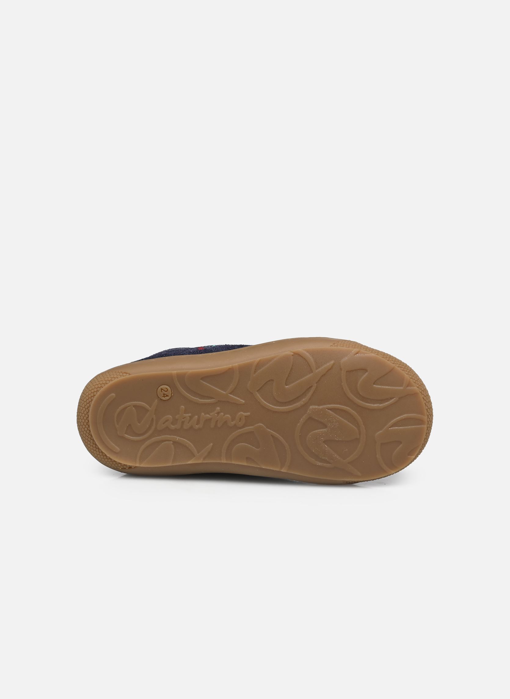 Enkellaarsjes Cocoon Embr.cherry meisjes blauw Naturino Enkellaarsjes Cocoon Embr.cherry meisjes blauw SUEDE NAVY