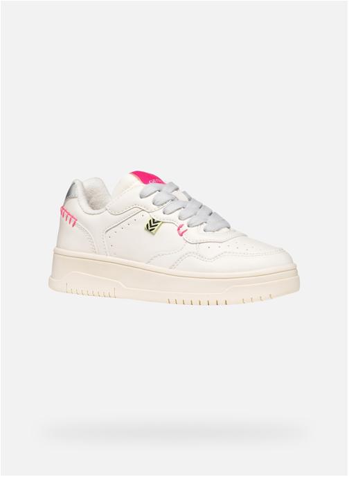 Geox Baskets basses J LESTRELLA GIRL fille beige