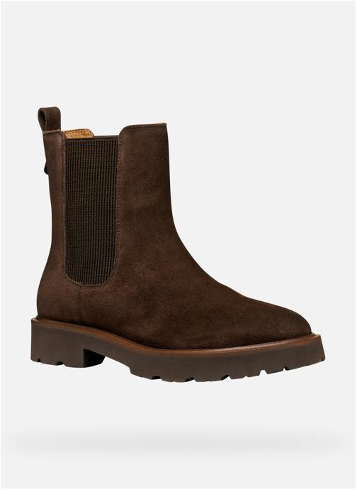Geox Bottines basses D NORIZE femme marron