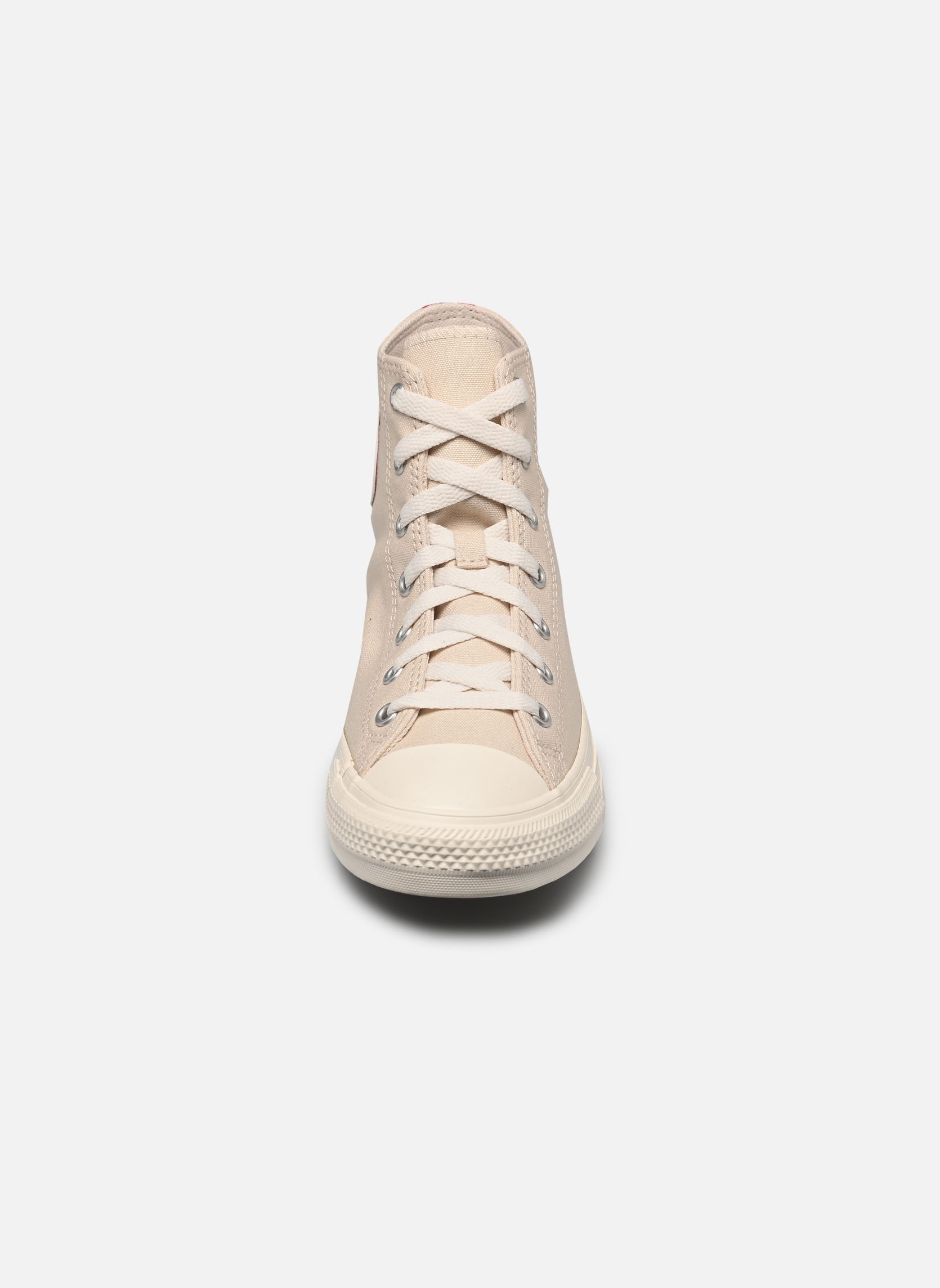 Baskets hautes Chuck Taylor All Star Checkered Accents beige Converse Baskets hautes Chuck Taylor All Star Checkered Accents beige LIGHT DUNE/EGRET/RED