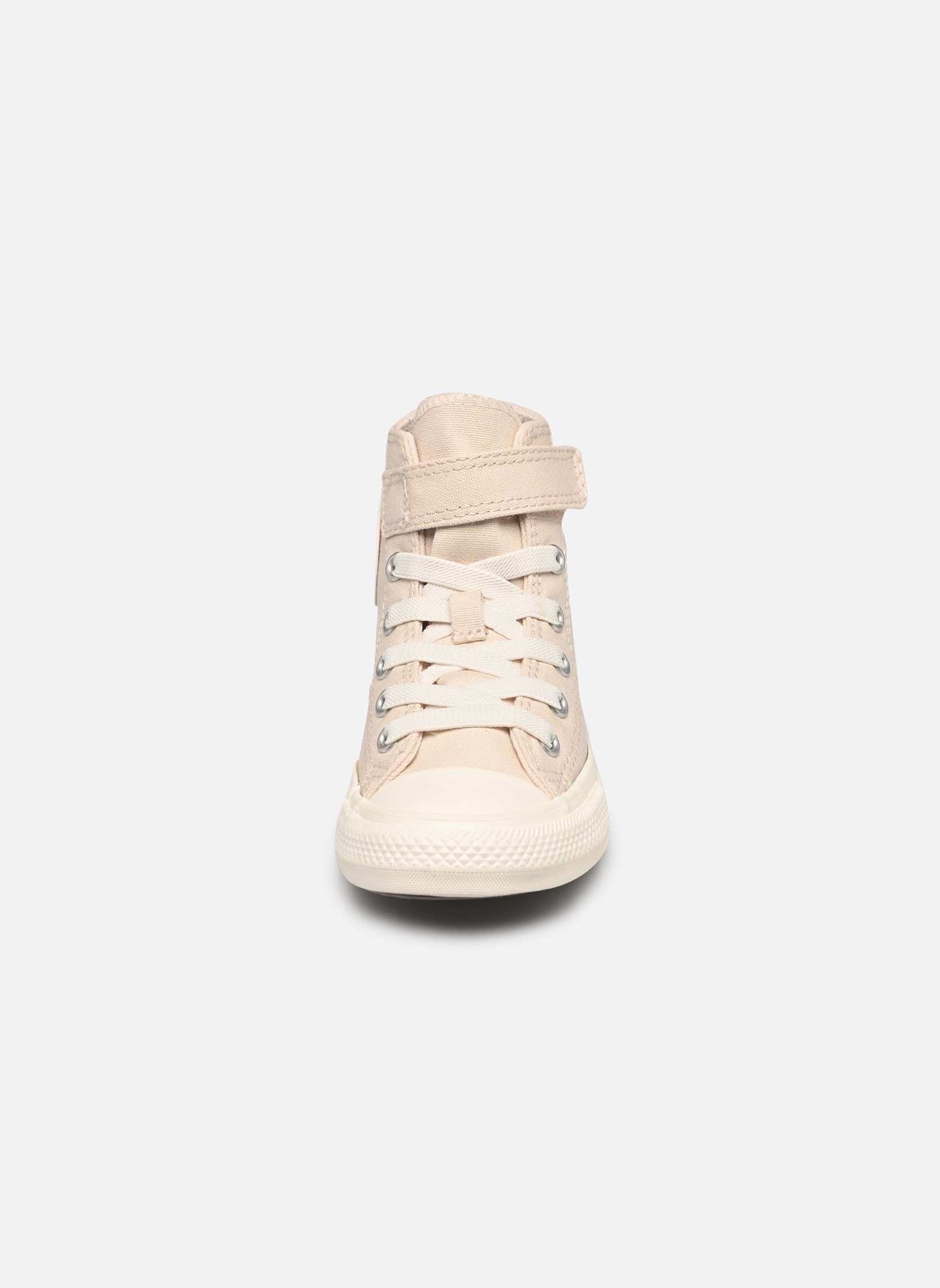 Hoge sneakers Chuck Taylor All Star Checkered Accents beige Converse Hoge sneakers Chuck Taylor All Star Checkered Accents beige LIGHT DUNE/EGRET/RED1