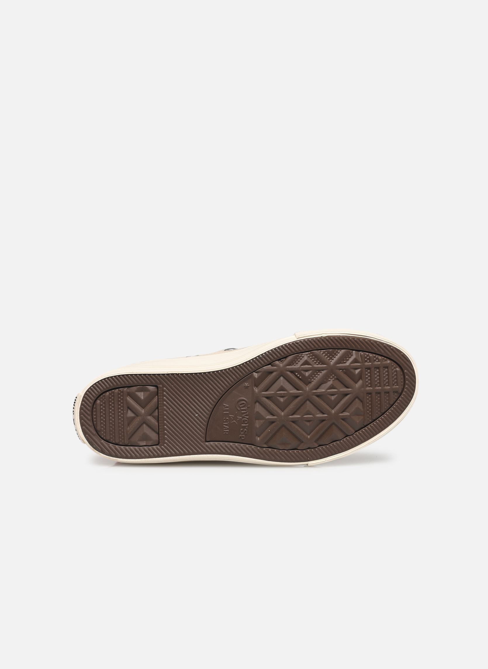 Hoge sneakers Chuck Taylor All Star Checkered Accents beige Converse Hoge sneakers Chuck Taylor All Star Checkered Accents beige LIGHT DUNE/EGRET/RED1