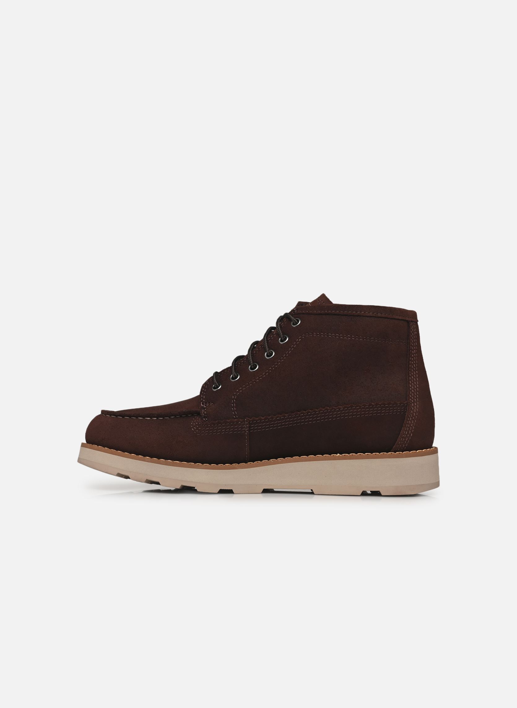 Botines y botas Britton Mills Mid Lace Up Chukka hombre marrón Timberland Botines y botas Britton Mills Mid Lace Up Chukka hombre marrón DARK BROWN SUEDE