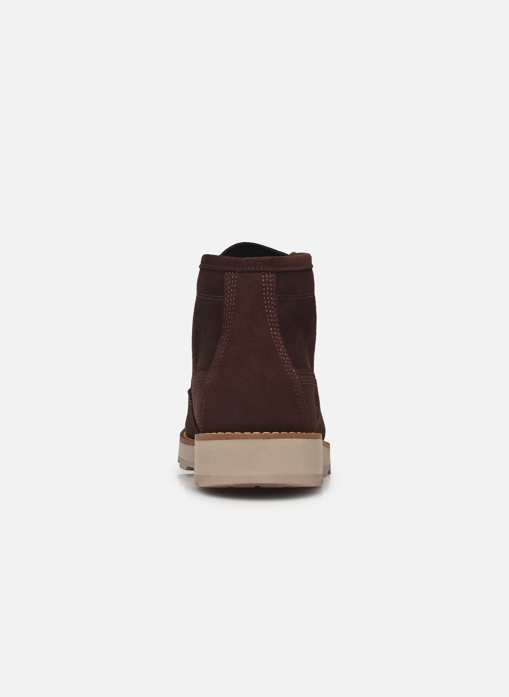 Botines y botas Britton Mills Mid Lace Up Chukka hombre marrón Timberland Botines y botas Britton Mills Mid Lace Up Chukka hombre marrón DARK BROWN SUEDE