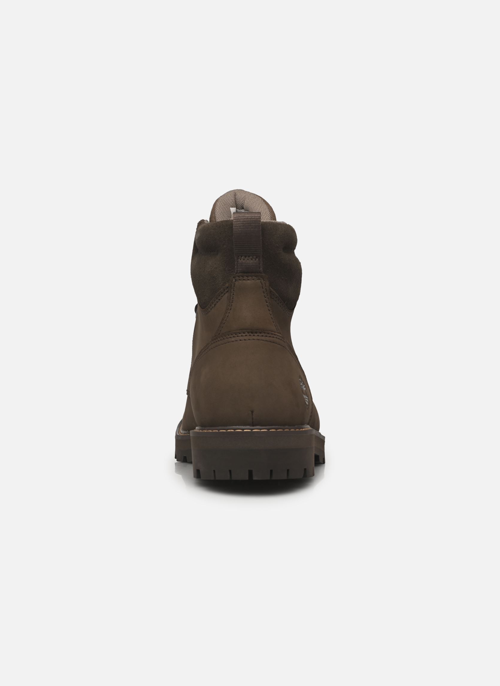Geschnürte Stiefeletten Britton Road Mid Lace Up Waterproof Boot herren braun Timberland Geschnürte Stiefeletten Britton Road Mid Lace Up Waterproof Boot herren braun DARK BROWN NUBUCK