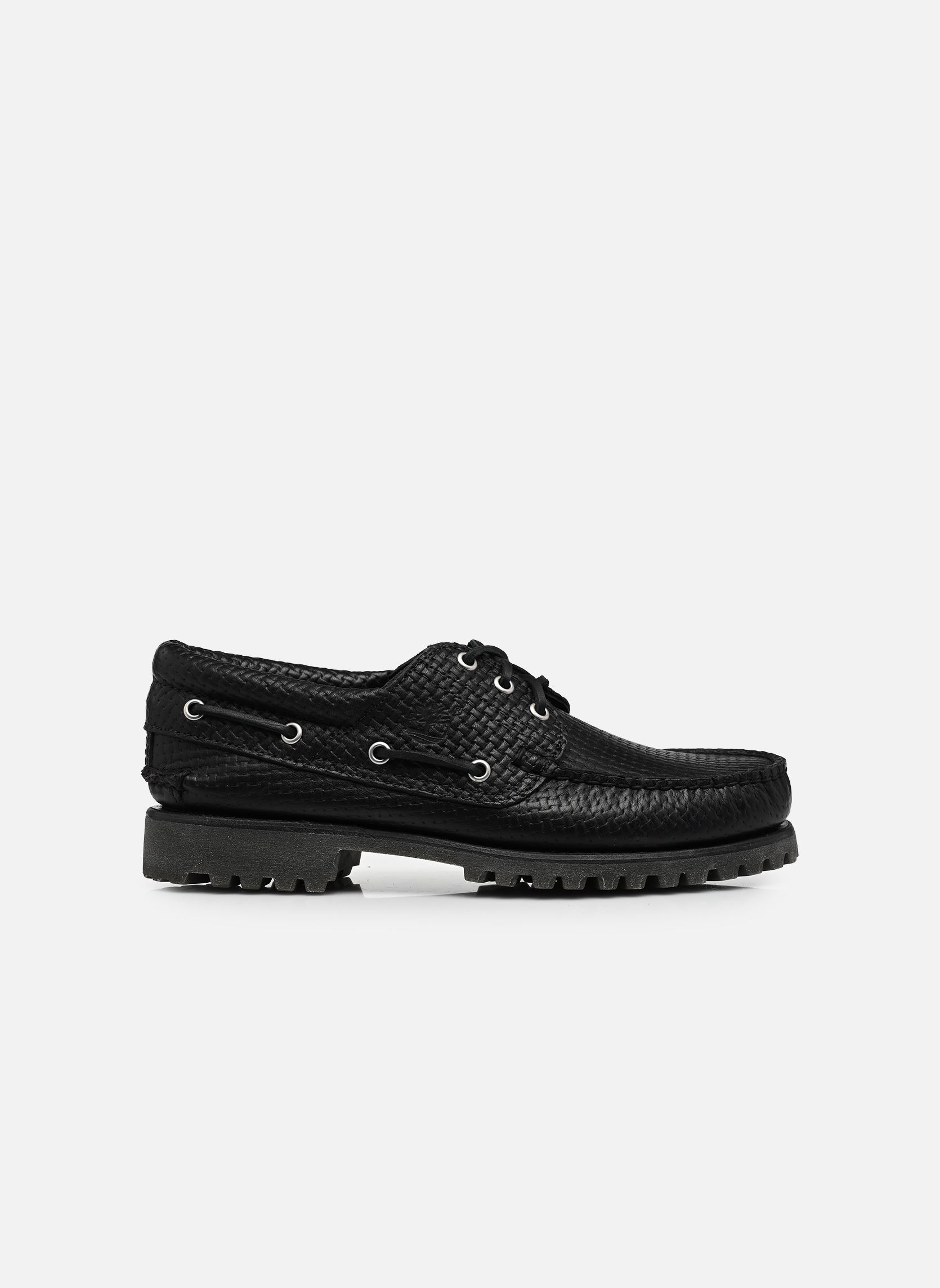 Bootschoenen Timberland Authentic BOAT SHOE heren zwart Timberland Bootschoenen Timberland Authentic BOAT SHOE heren zwart BLACK FULL GRAIN / DARK BROWN