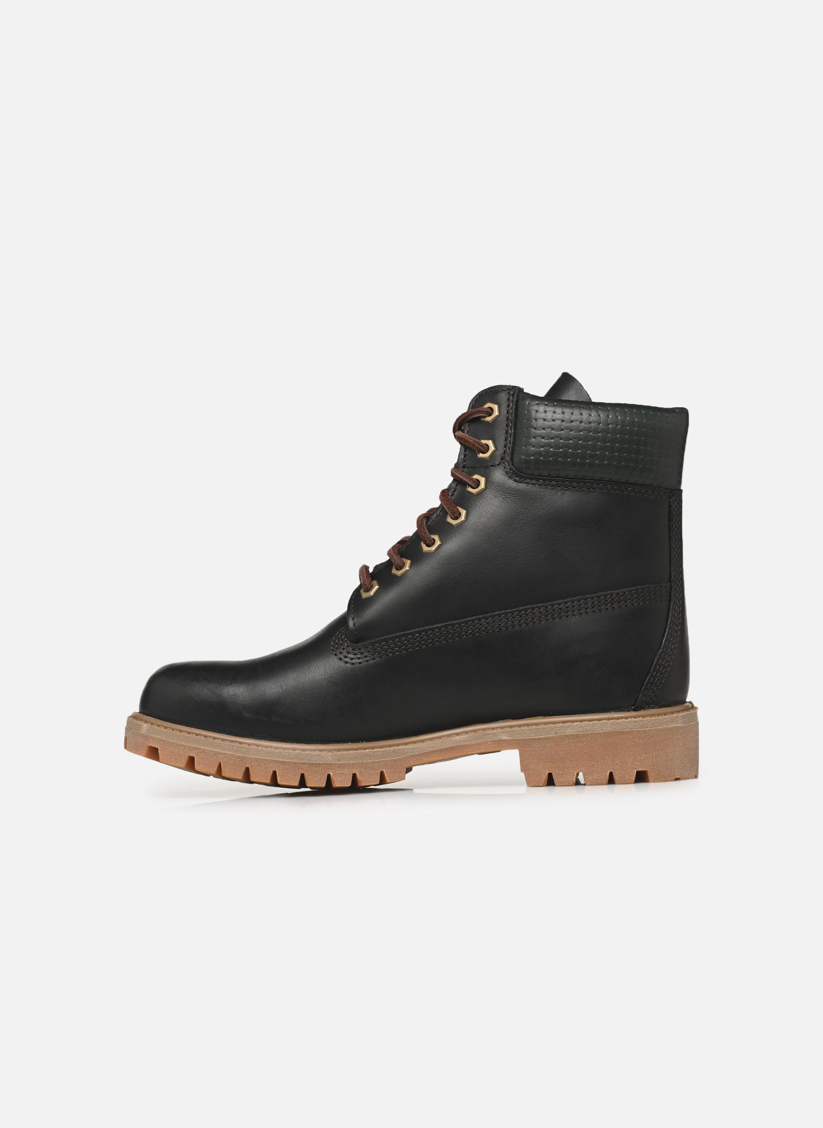 Veterlaarsjes Timberland Premium 6 Inch Lace Up Waterp heren groen Timberland Veterlaarsjes Timberland Premium 6 Inch Lace Up Waterp heren groen DARK GREEN FULL GRAIN
